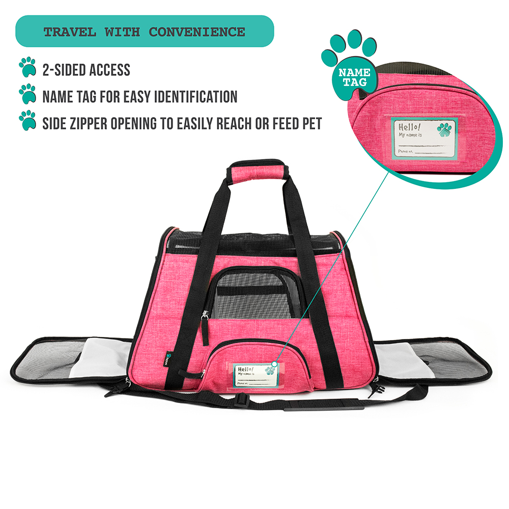 Pet Dog Cat Carrier Bag Soft Sided Comfort Travel Tote Case Airline Approved US - Picture 40 of 215