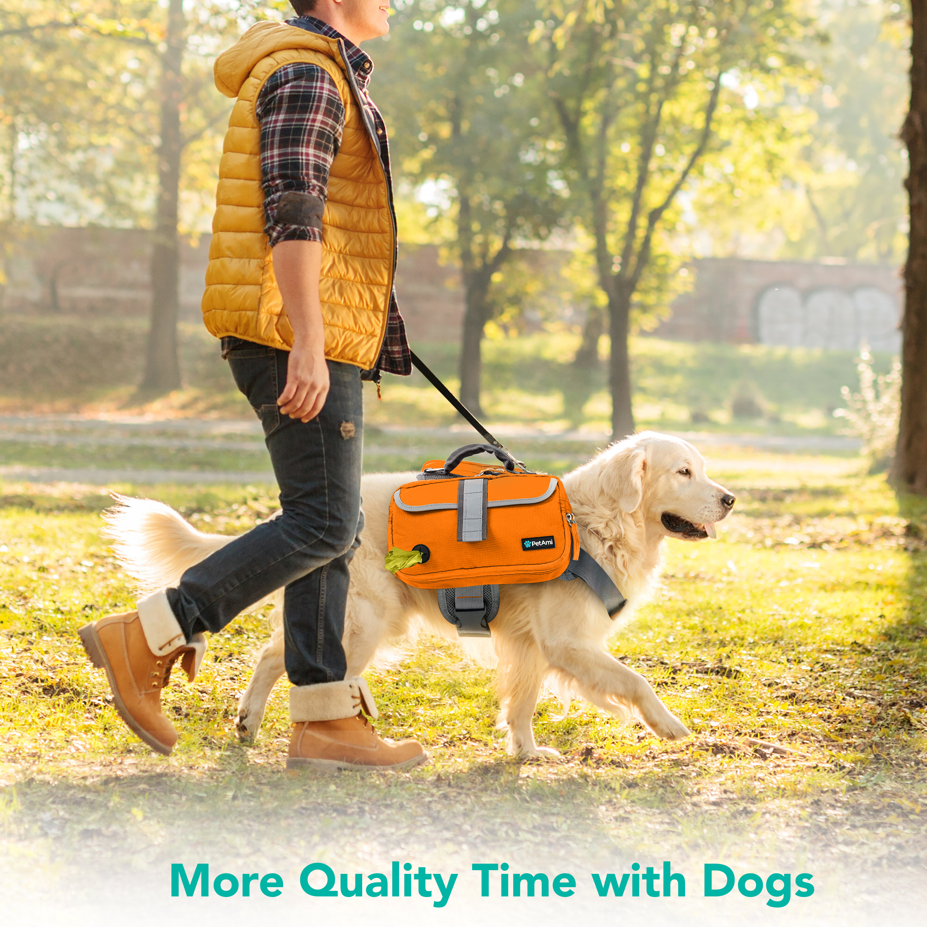 Dog Harness Backpack for Medium Large Dogs Hiking Pet Backpack Saddle Bag Pack Dog Harness Backpack for Medium Large Dogs Hiking Pet Backpack Saddle Bag Pack
