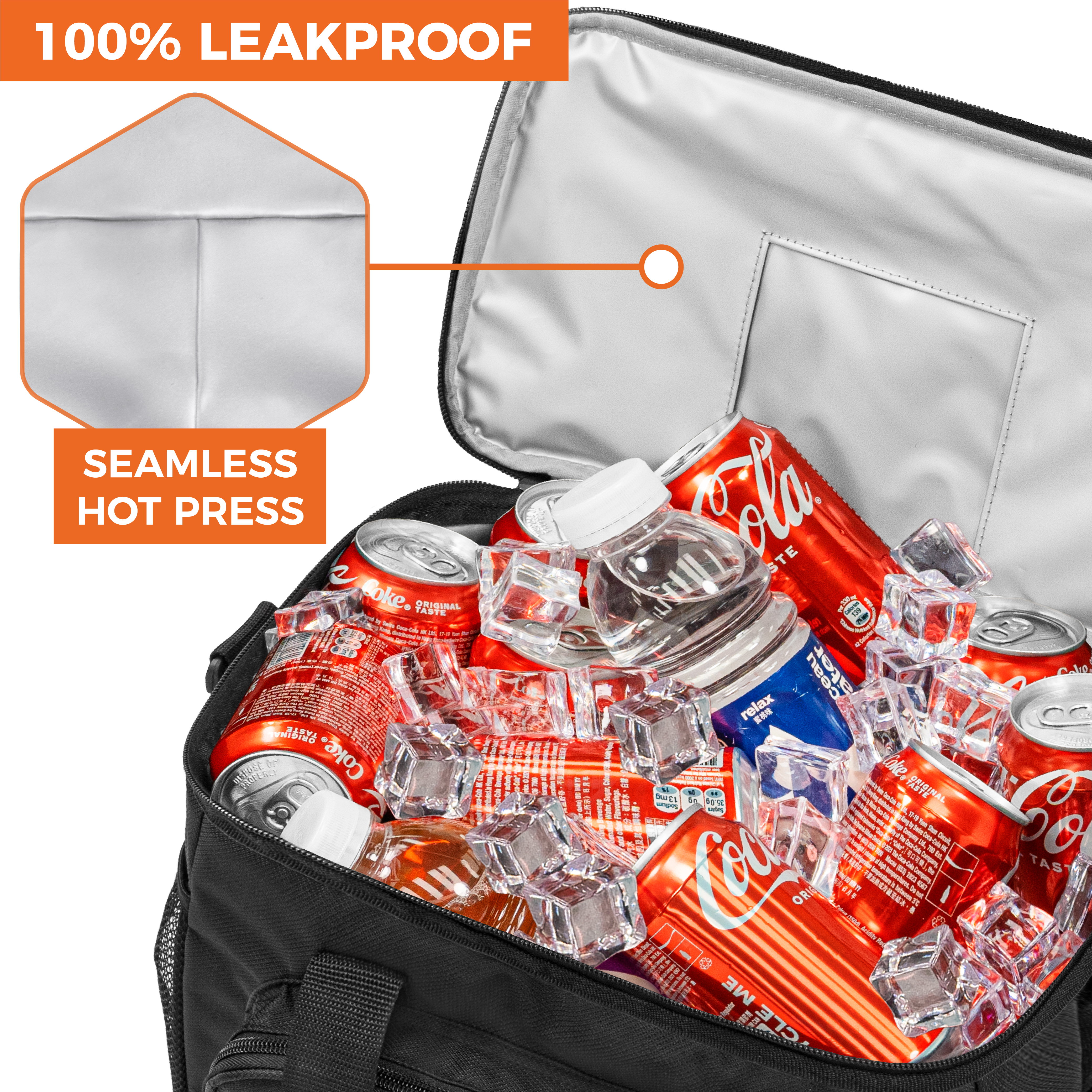 Large Insulated Lunch Bag Mini Cooler for Adults For Travel Women Men Leakproof - Picture 8 of 63