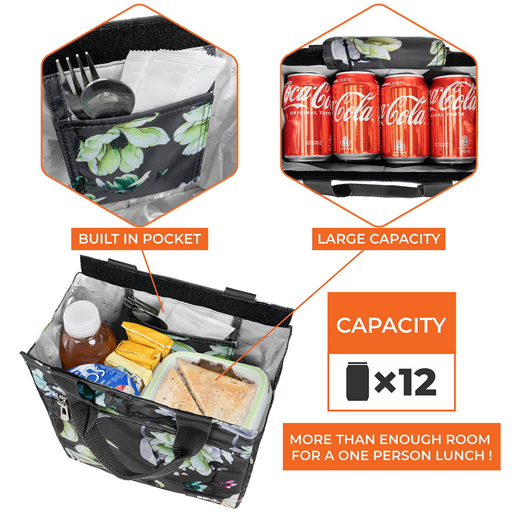 Insulated Lunch Bag Adult Lunch Box for Work School Men Women Kids Leakproof - Picture 28 of 57