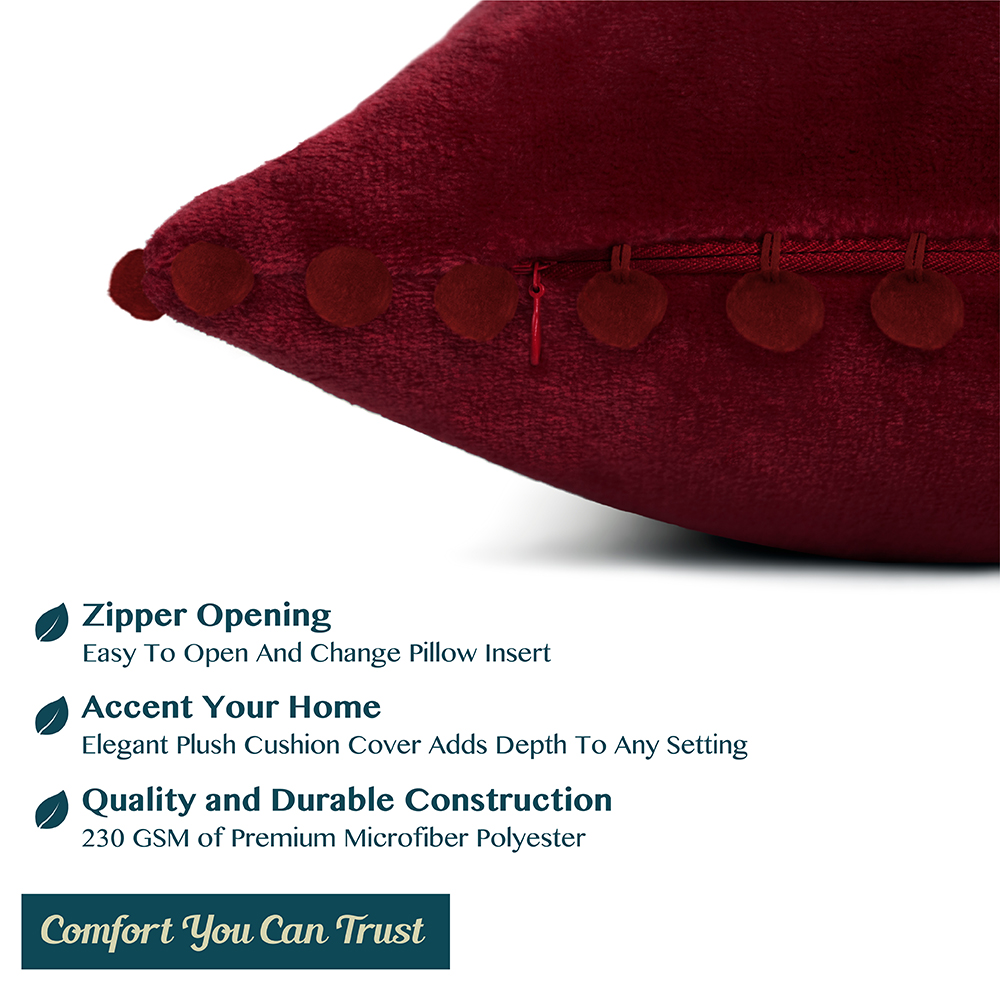 Juego de 2 fundas de almohada de terciopelo suave decoración de sofá - Imagen 120 de 122