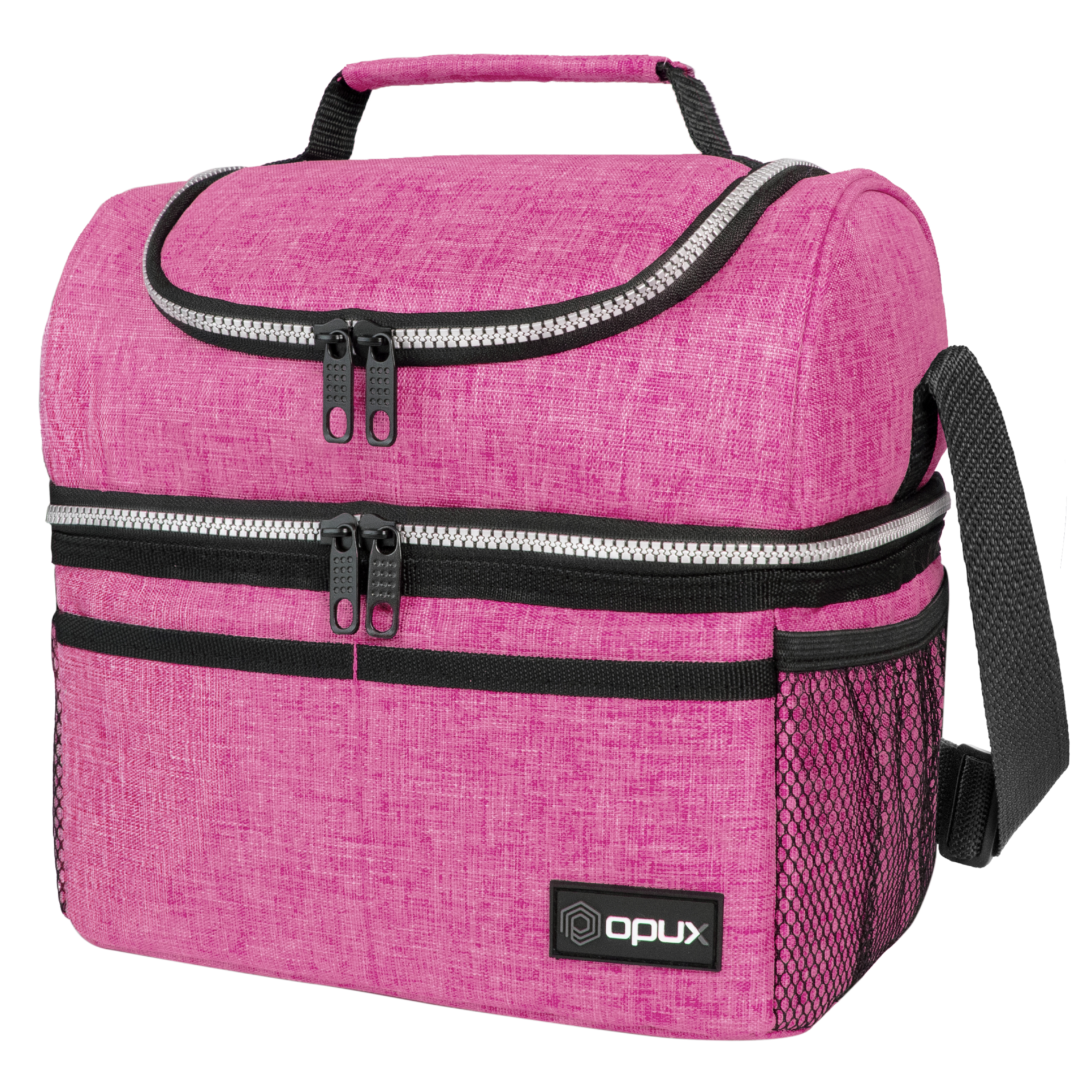 Insulated Lunch Bag For Men Double Deck Soft Cooler Tote Leakproof Lunch Box - Picture 37 of 64