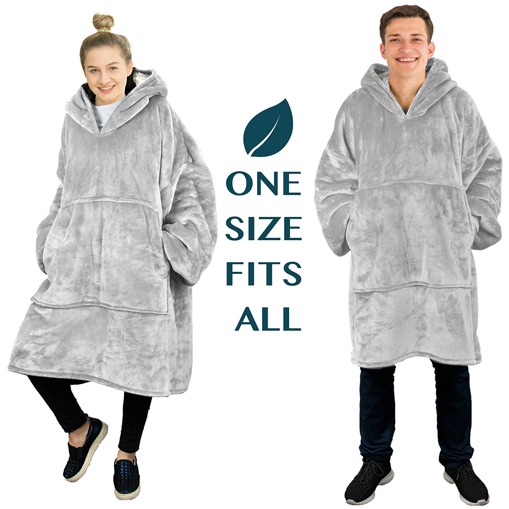 Sudadera Manta Sherpa Revestimiento Peluche Cómoda Lanza Sudadera con Sudadera con Bolsillo - Imagen 24 de 57
