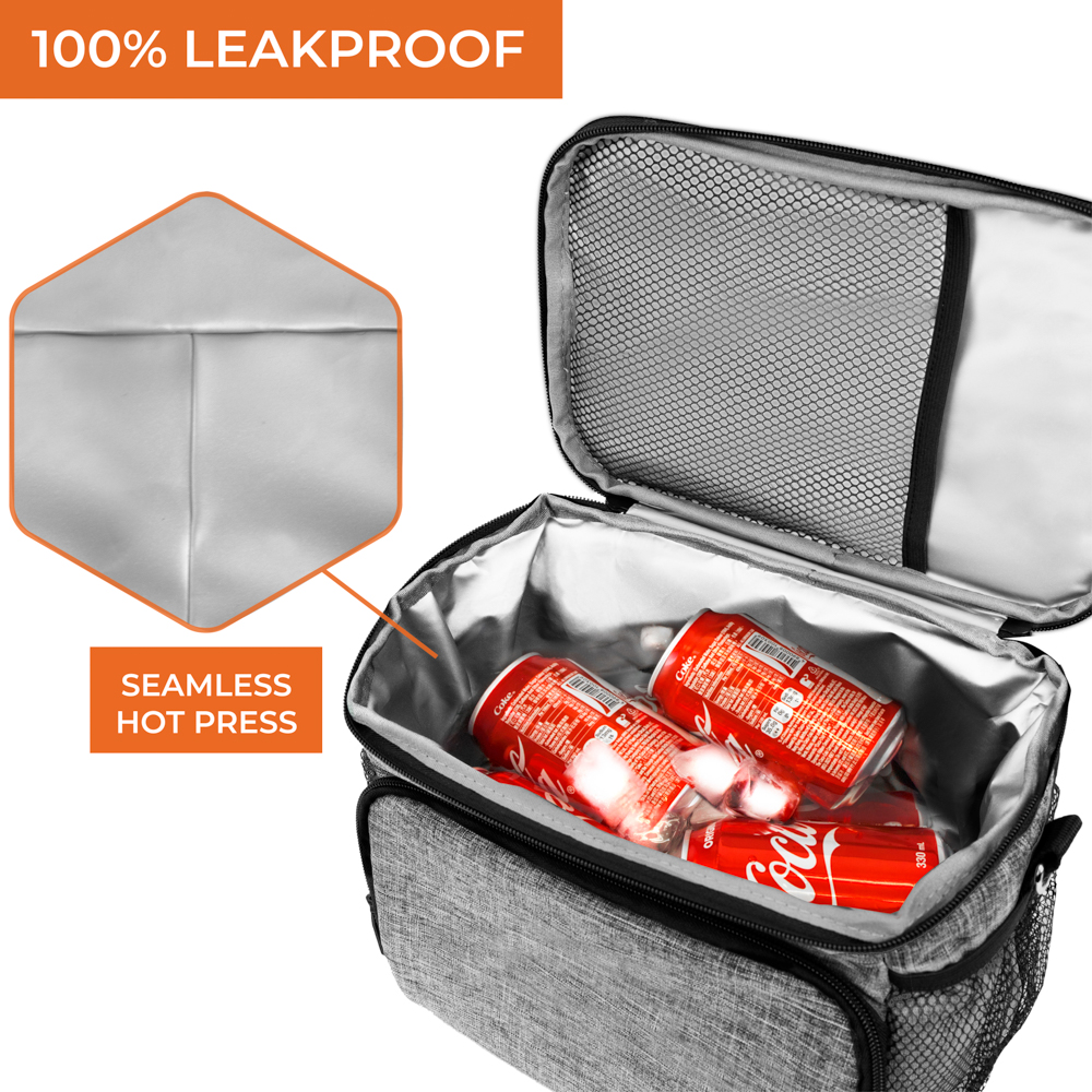 Insulated Lunch Bag Adult Lunch Box for Work School Men Women Kids Leakproof - Picture 18 of 35