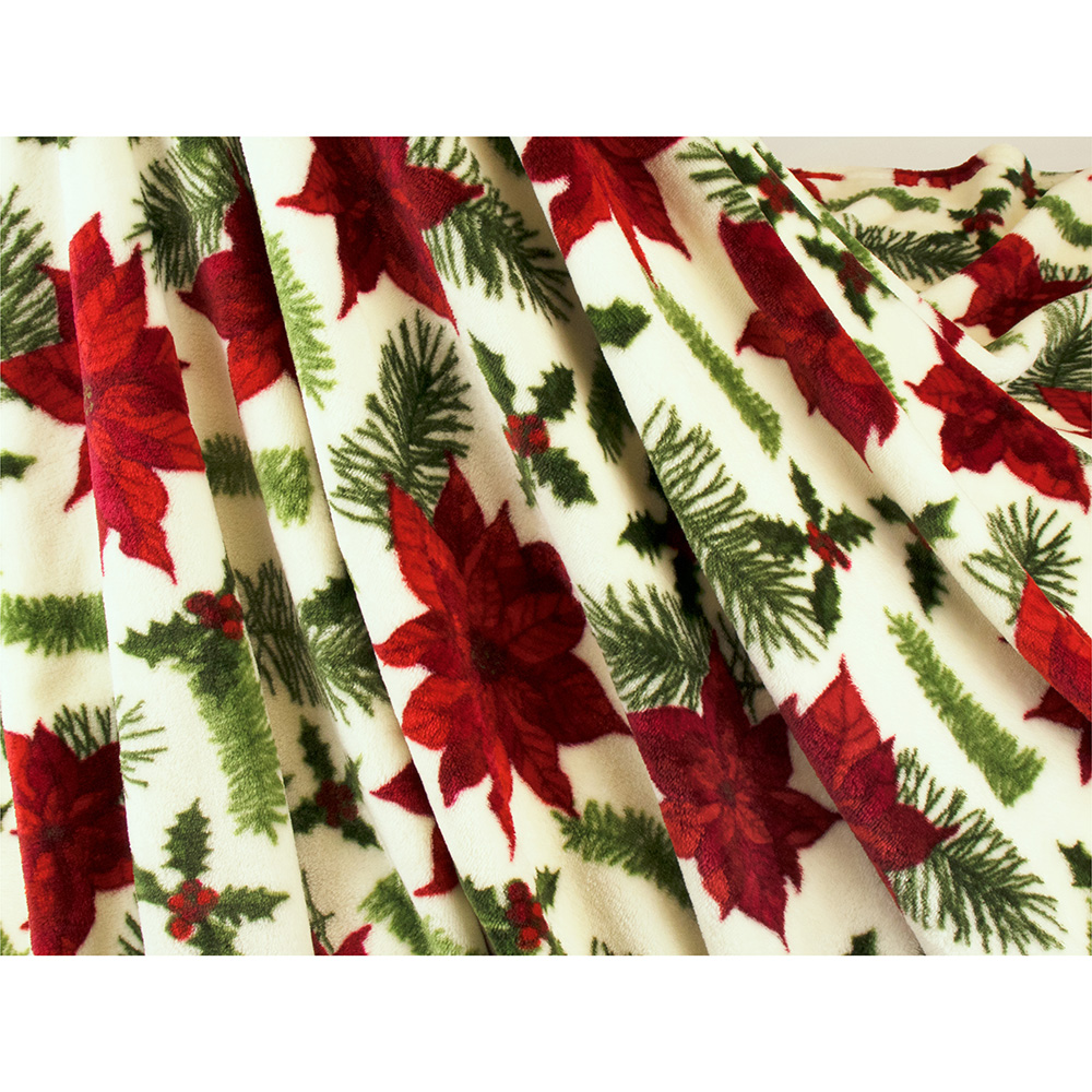 Merry Christmas Throw Blanket Holiday Pattern Decor Soft Fleece Sofa Couch Gift - Picture 65 of 110