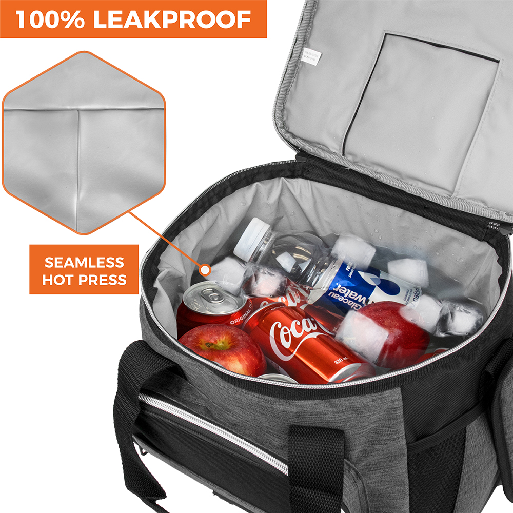 Insulated Lunch Bag for Men Women Large Leakproof Lunch Tote Cooler Work Picnic - Picture 16 of 47