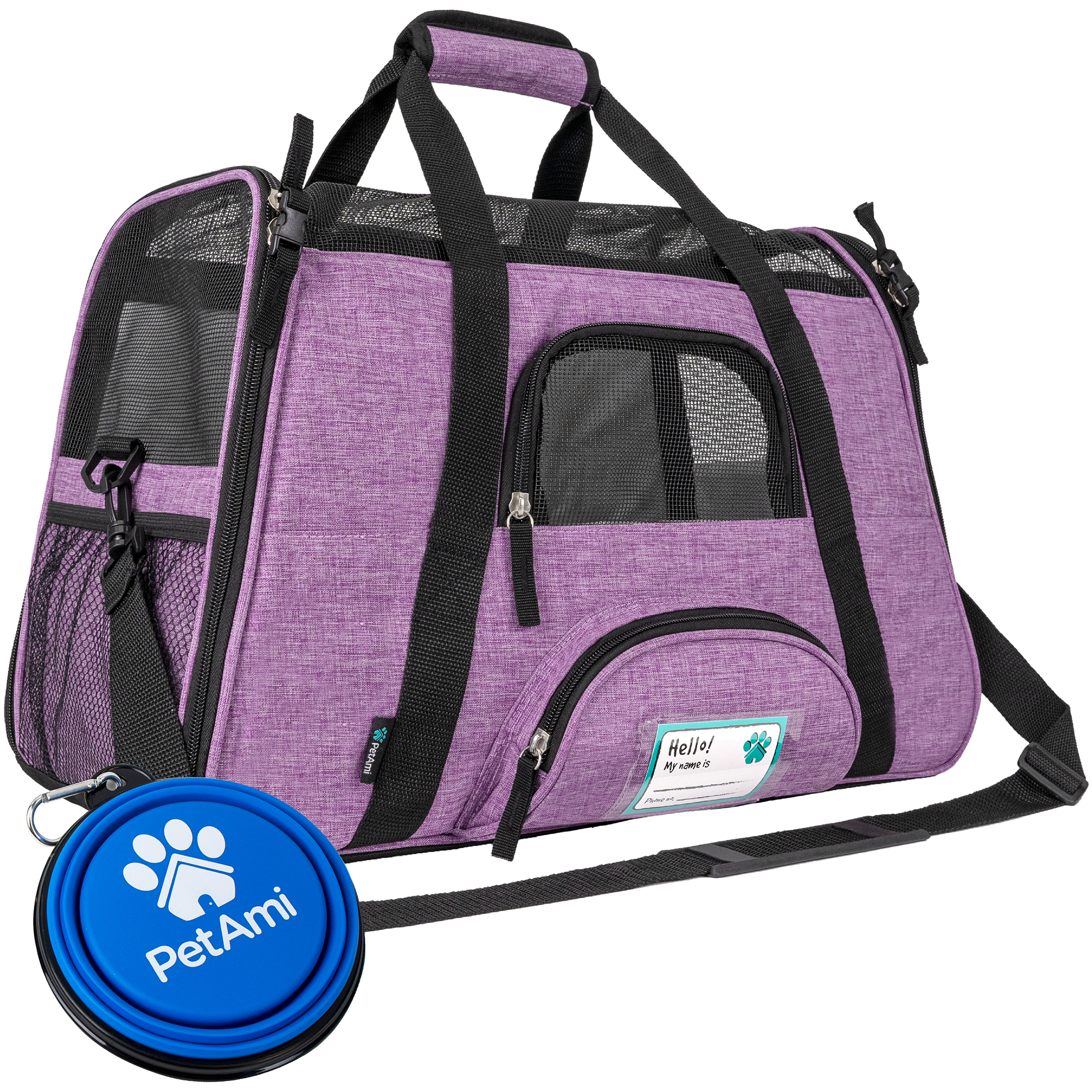 Pet Dog Cat Carrier Bag Soft Sided Comfort Travel Tote Case Airline Approved US - Picture 81 of 165