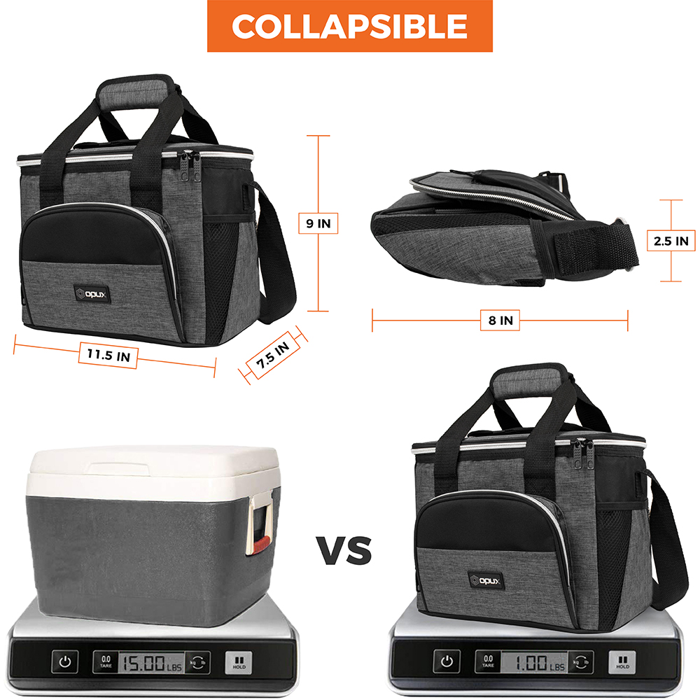 Insulated Lunch Bag for Men Women Large Leakproof Lunch Tote Cooler Work Picnic - Picture 13 of 47