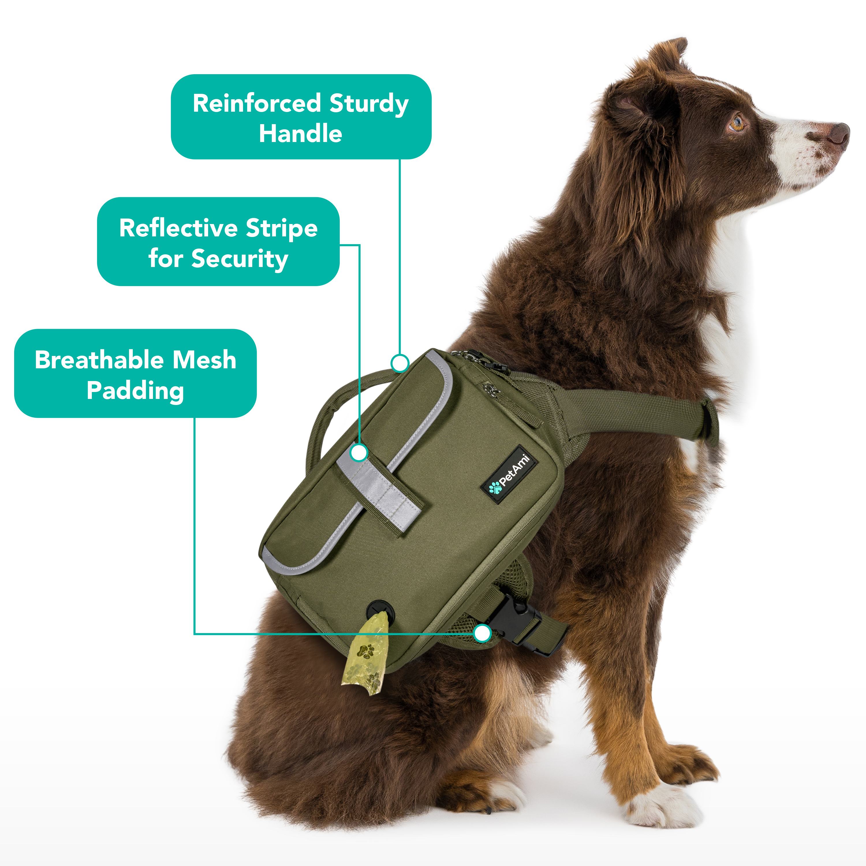 Dog Harness Backpack for Medium Large Dogs Hiking Pet Backpack Saddle Bag Pack Dog Harness Backpack for Medium Large Dogs Hiking Pet Backpack Saddle Bag Pack