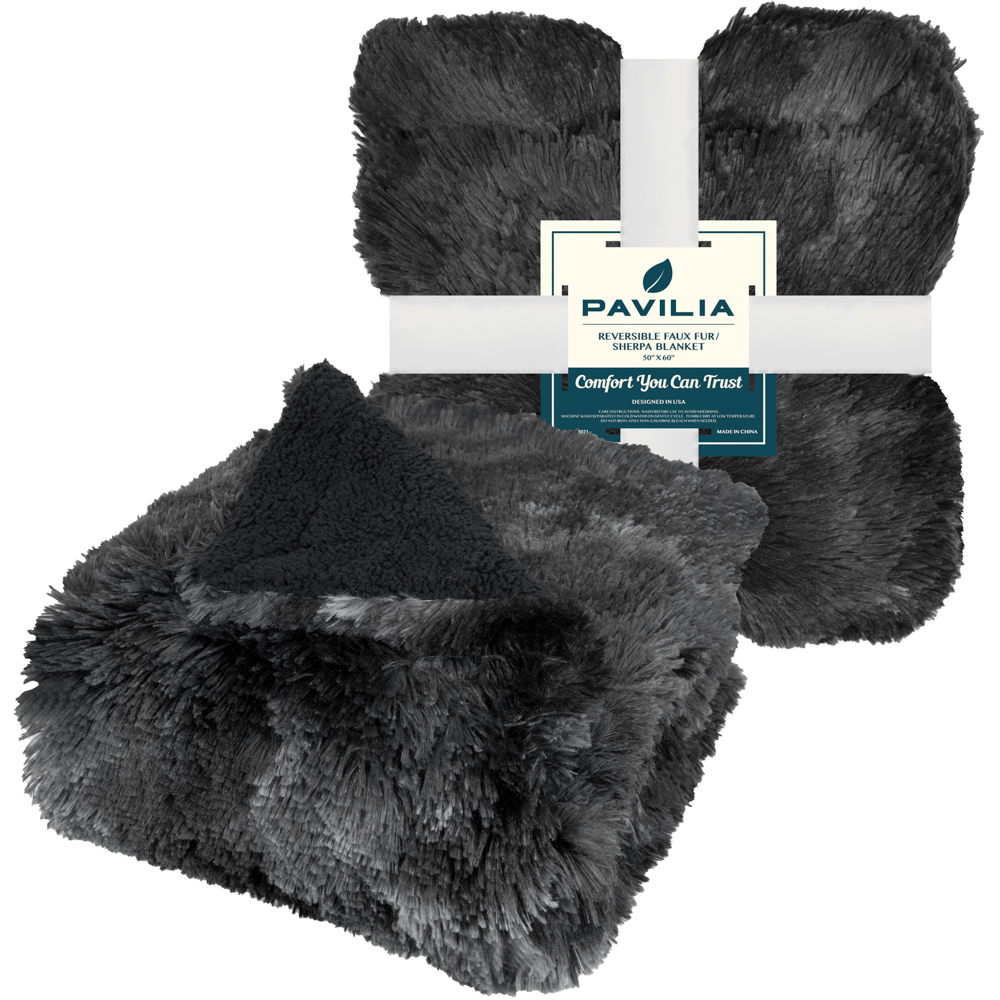 Luxurious Faux Fur Blanket Soft Warm Fluffy Sherpa Sofa Throw Shaggy Soft Plush - Picture 53 of 100