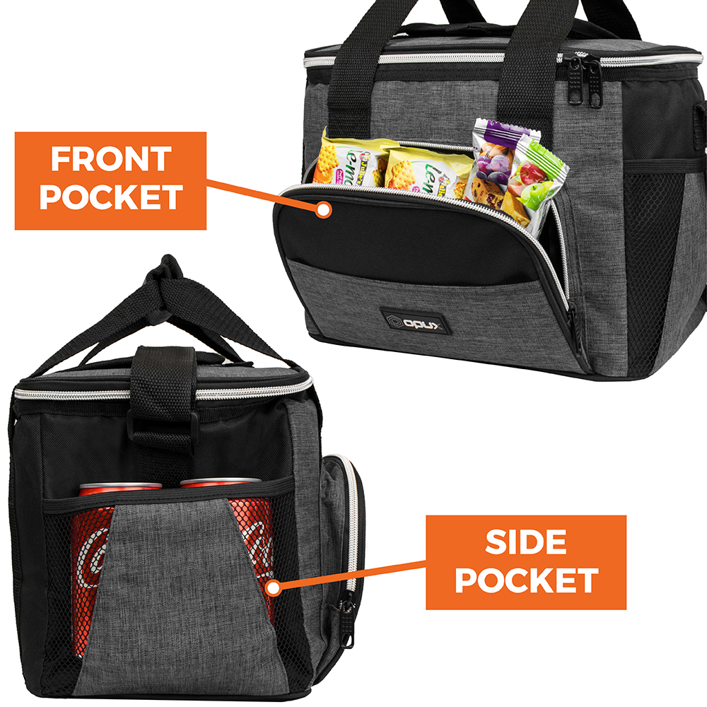 Insulated Lunch Bag for Men Women Large Leakproof Lunch Tote Cooler Work Picnic - Picture 14 of 47