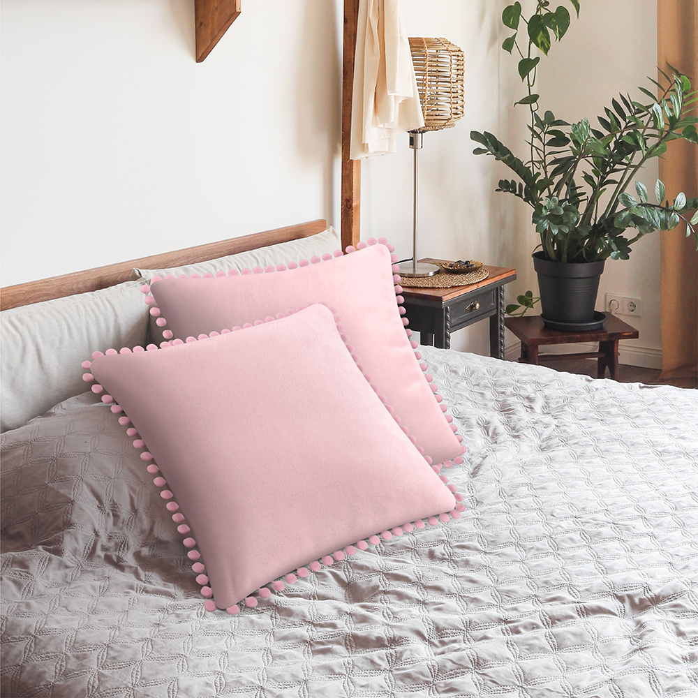 Juego de 2 fundas de almohada de terciopelo suave decoración de sofá - Imagen 75 de 122