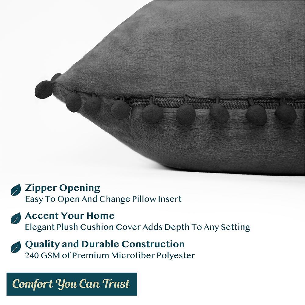 Juego de 2 fundas de almohada de terciopelo suave decoración de sofá - Imagen 12 de 122