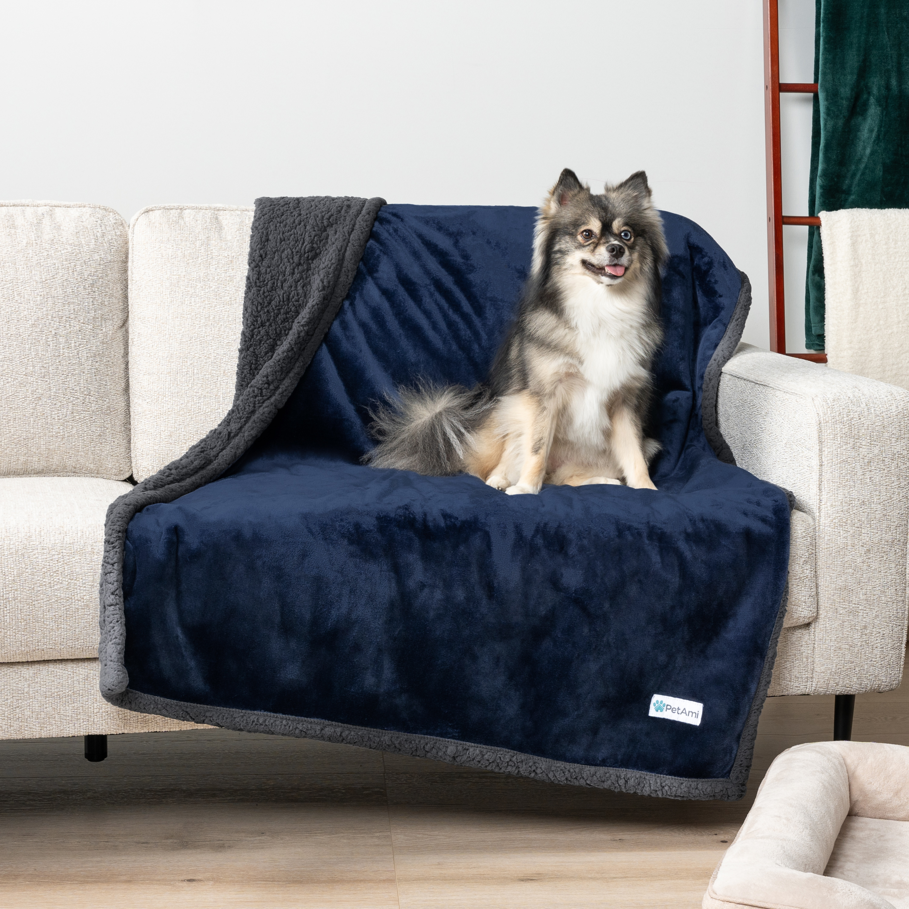 WASSERDICHTE Hundedecke für Haustierbett Couch Möbel Welpe Katze Sherpa Fleece weich - Bild 80 von 146