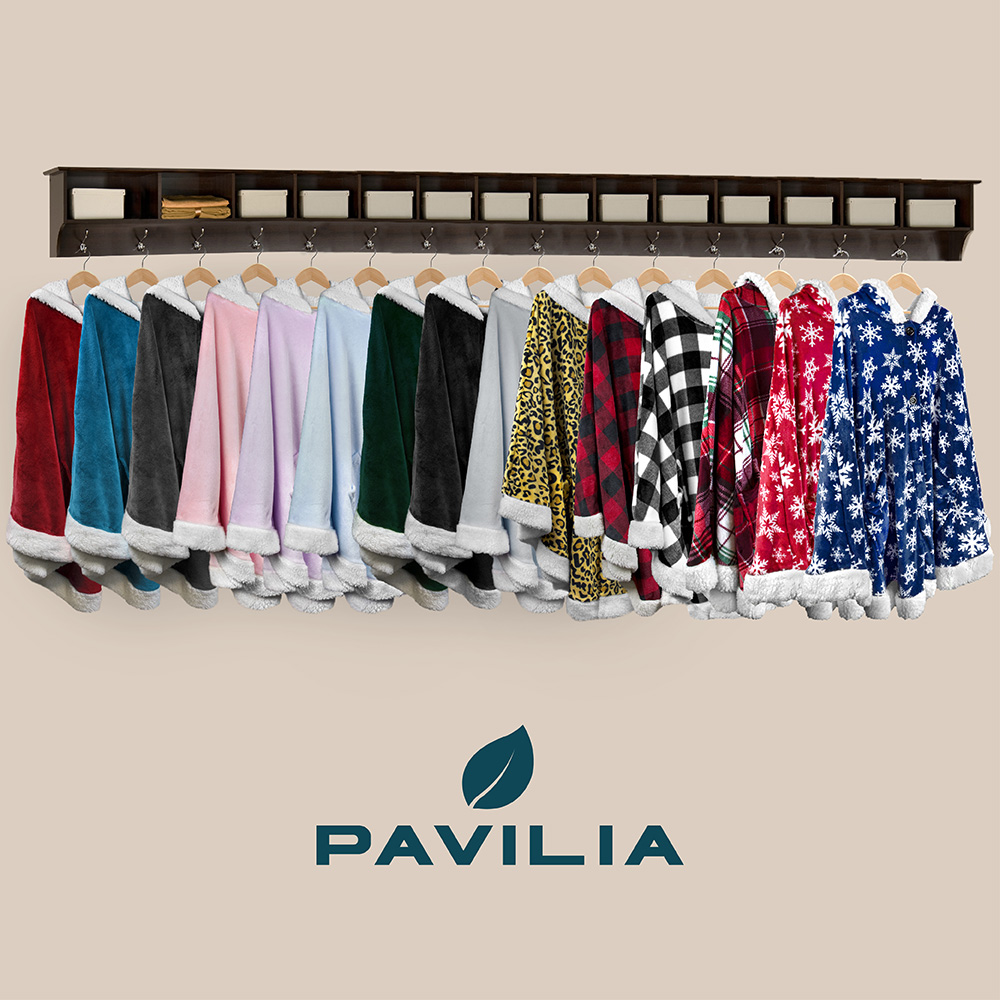 Manta portátil con capucha Angel Wrap para mujer acogedora poncho envolvente capucha tiro para adulto - Imagen 81 de 184