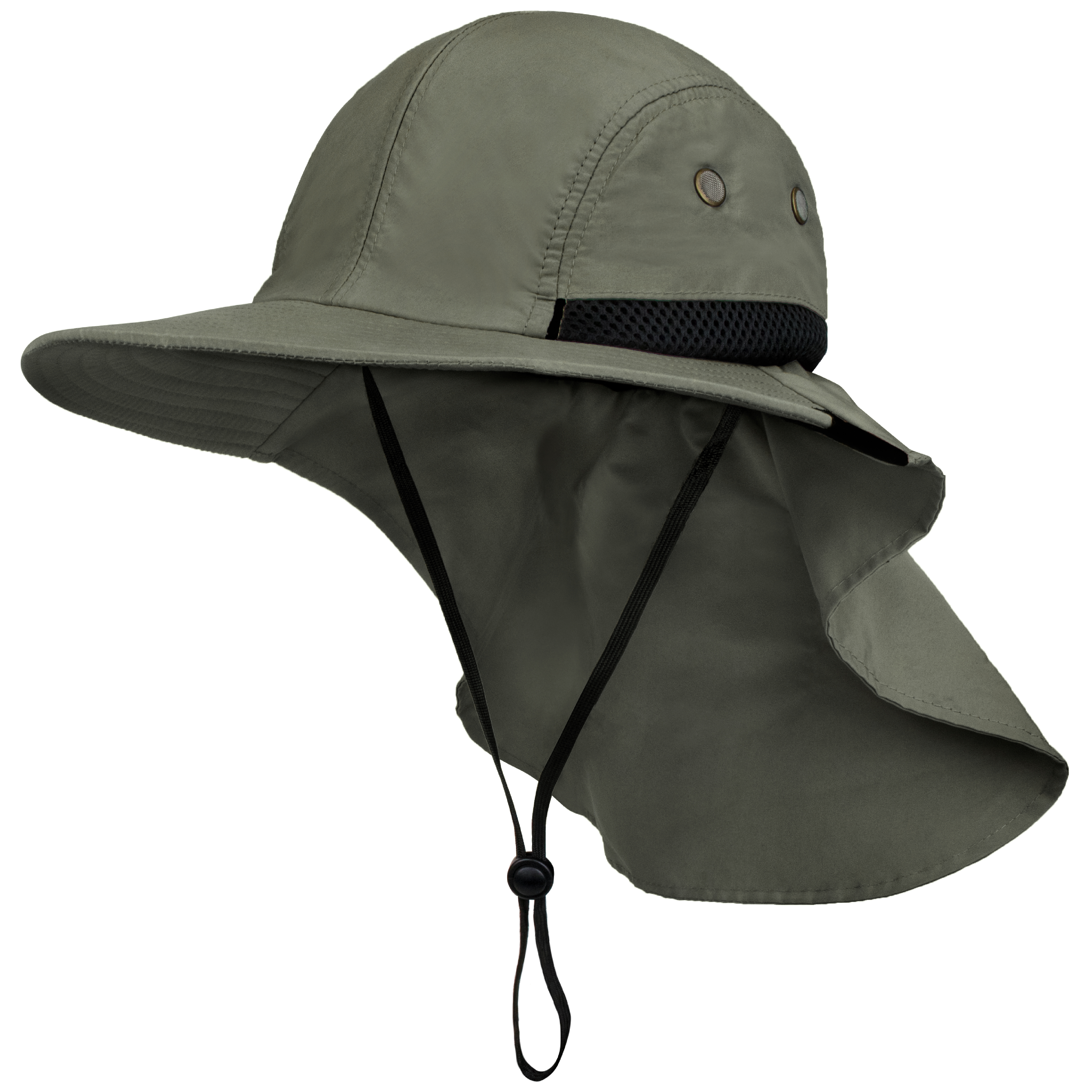 Well educated Define Learner boonie hat with neck flap tape Rectangle famine