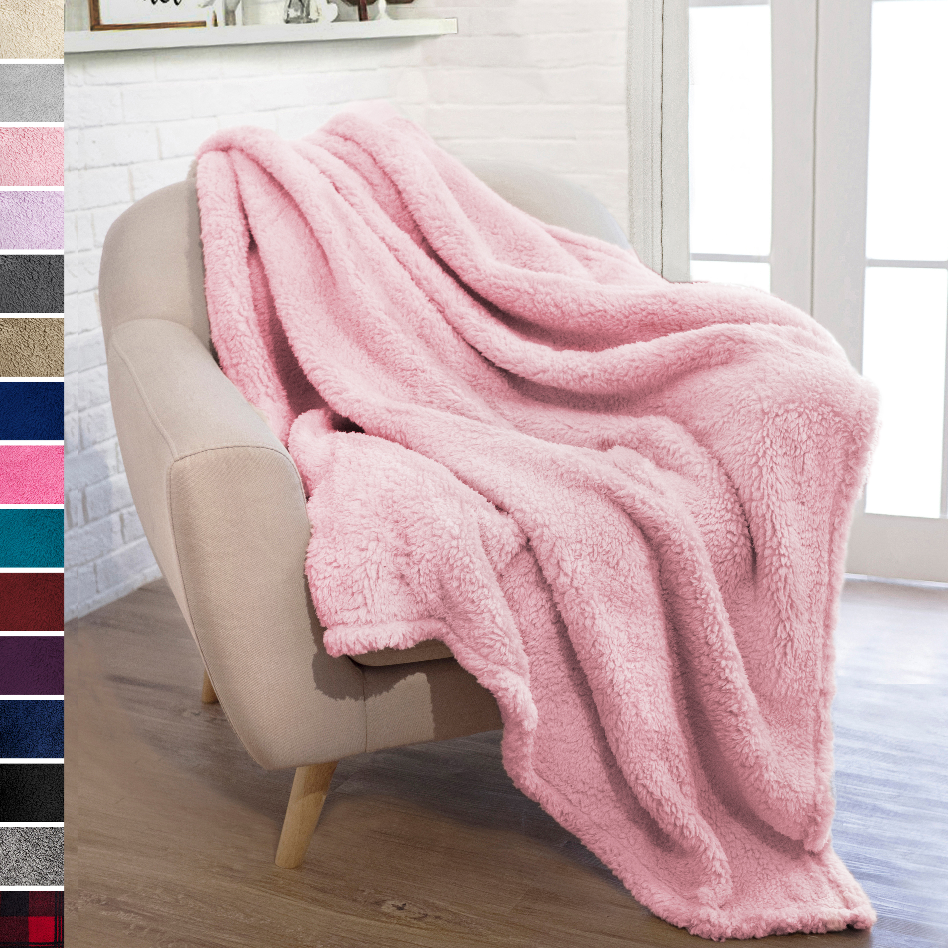 Manta para casa manta para sofá manta microfibra rosa menta plata días manta gris 