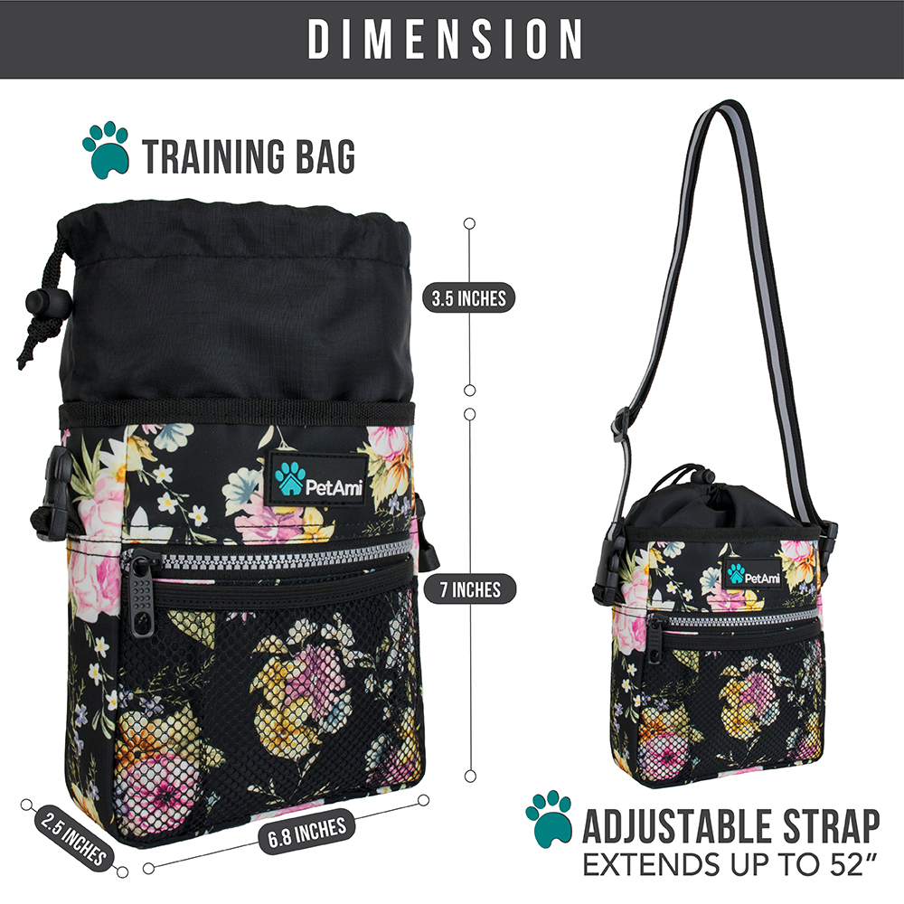 Pet Treat Pouch Training Dog Snack Feed Food Puppy Bait Obedience Waist Belt Bag - Picture 28 of 92