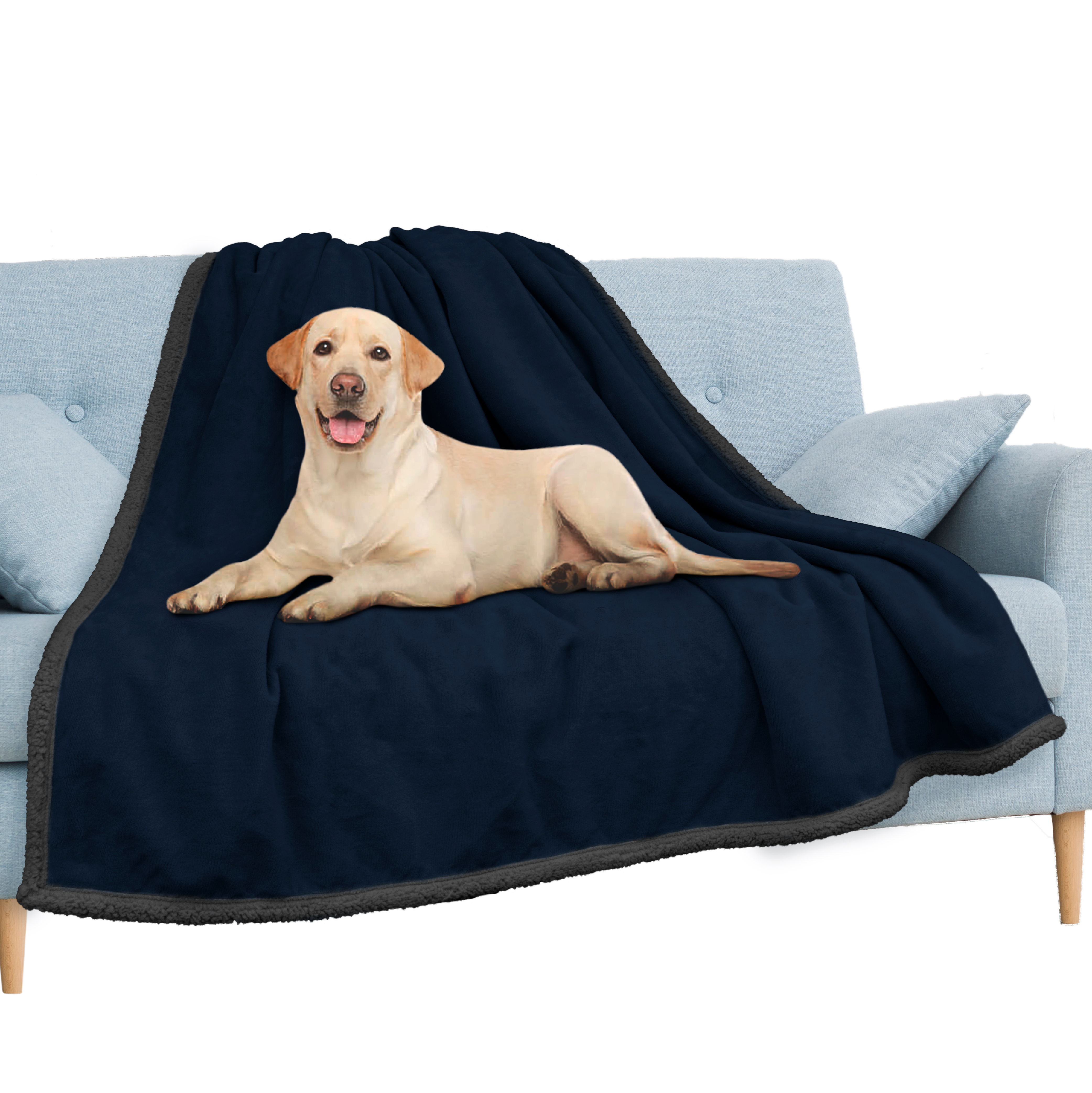 Wasserdichte Decke für Couch Schlafsofa Schonbezug Wasserabweisend Großer Hund - Bild 23 von 63