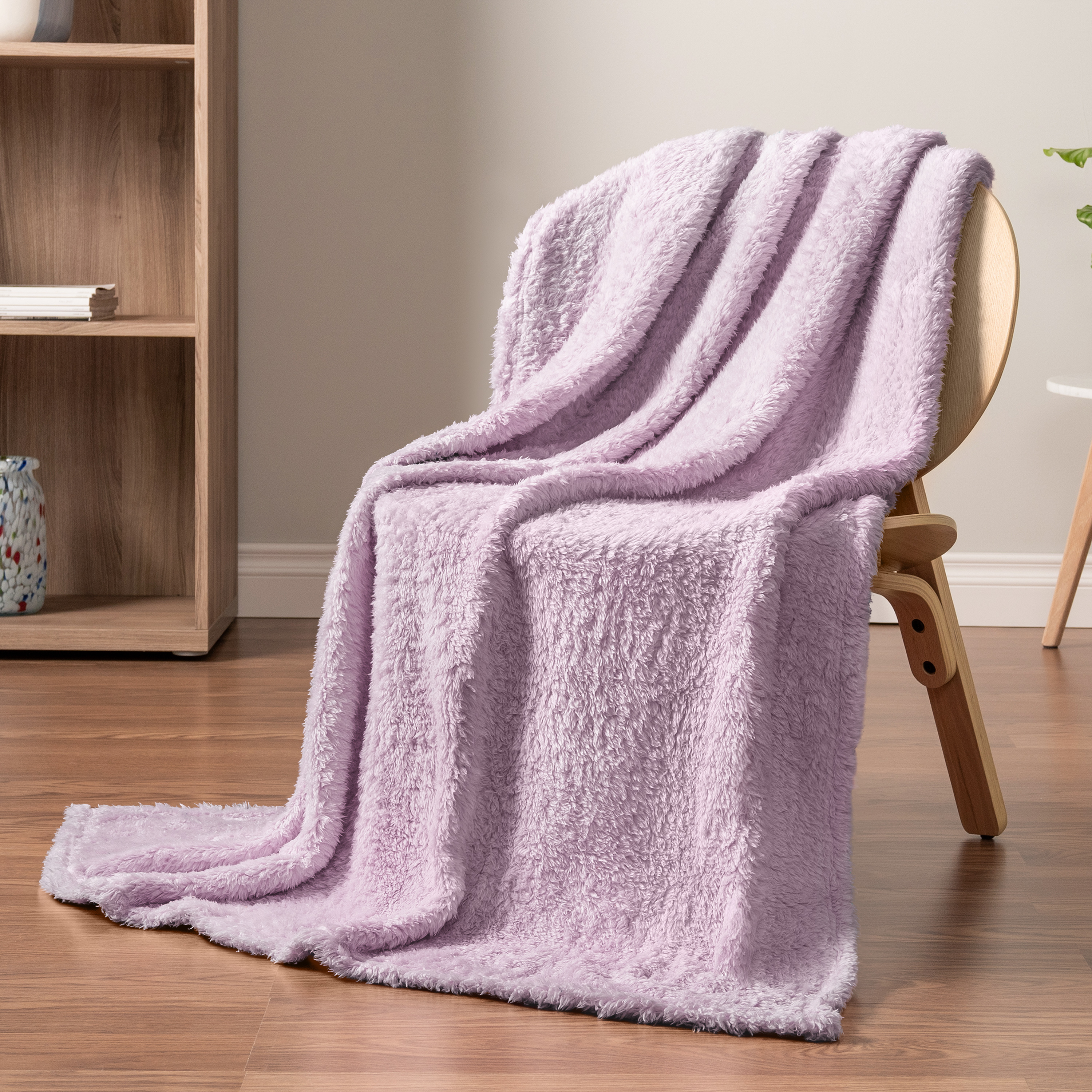 Super Soft Blanket Lightweight Sherpa Fleece Warm Fluffy Throws Couch Sofa Bed - Picture 84 of 169