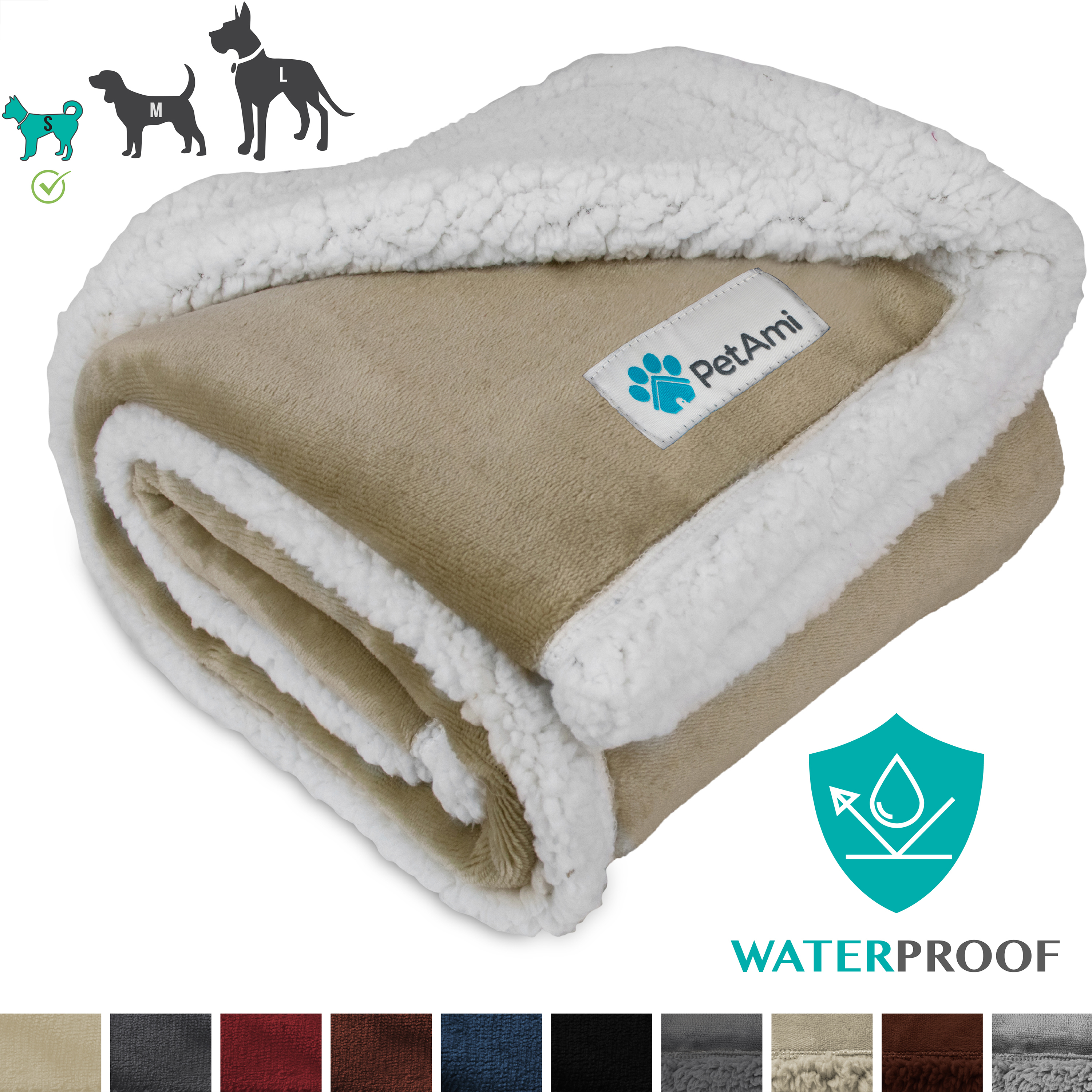 IMPERMEABLE Manta Perro Mascota Tiro para Sofá Proteger Muebles S M L Perro Gato Cachorro - Imagen 157 de 180