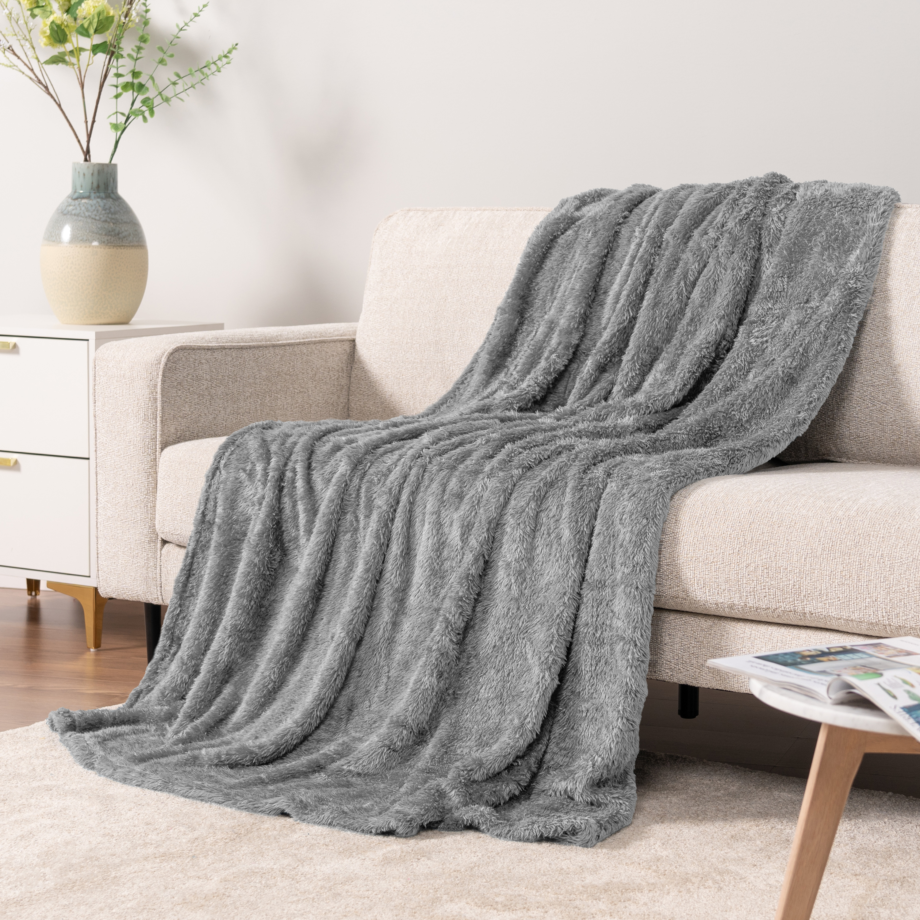 Super Soft Blanket Lightweight Sherpa Fleece Warm Fluffy Throws Couch Sofa Bed - Picture 58 of 169