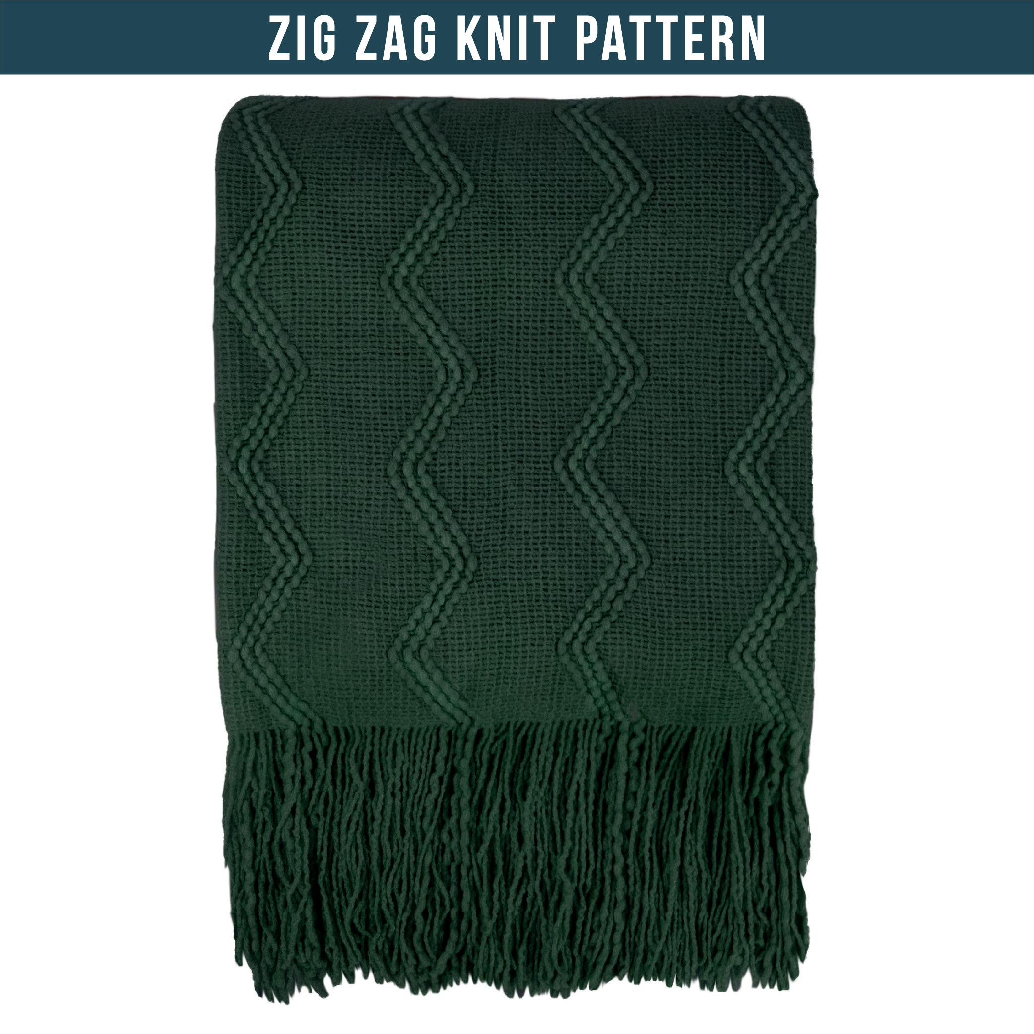 Textured Knitted Fringe Throw Blanket Decorative for Couch Sofa Bed Lightweight - Picture 40 of 142