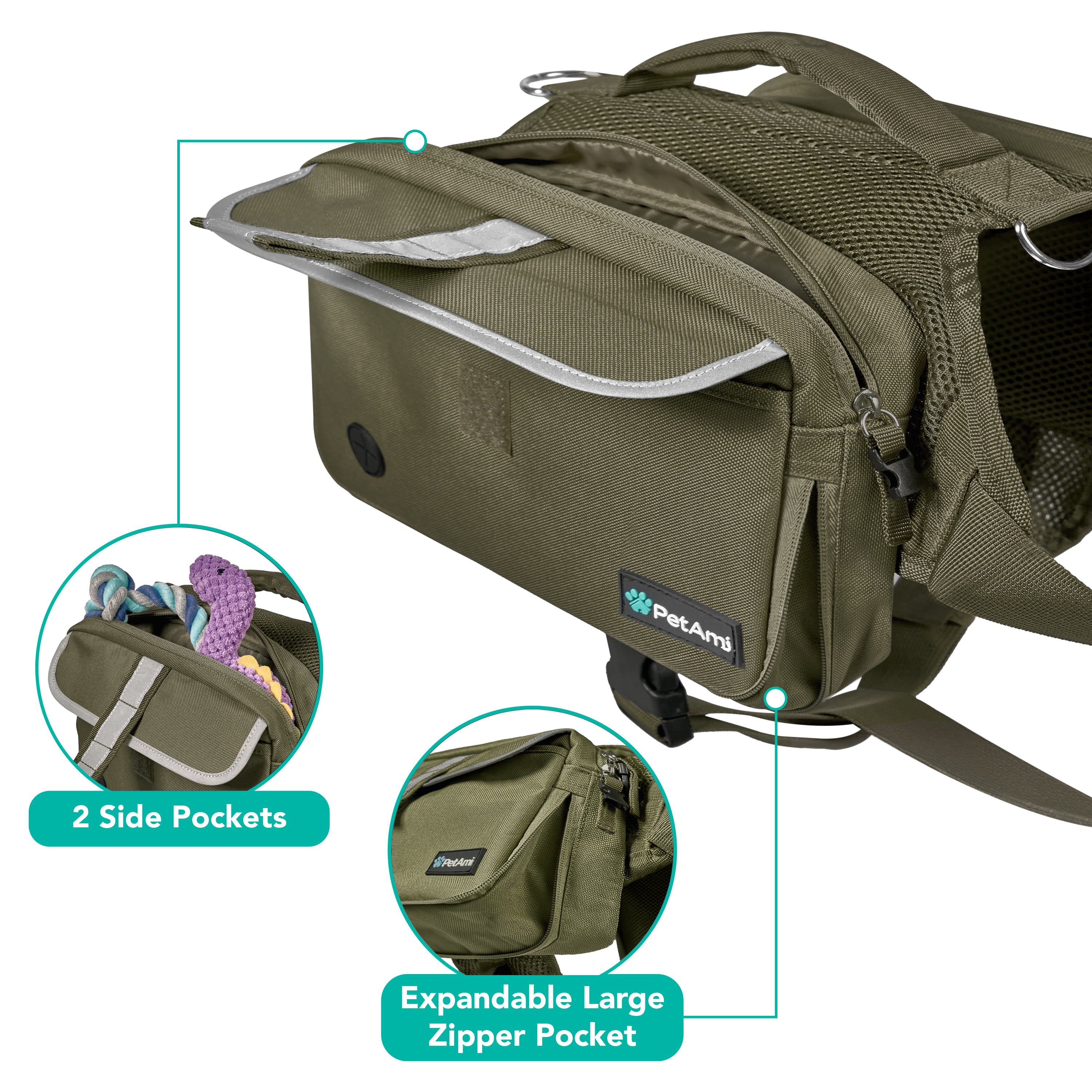 Dog Harness Backpack for Medium Large Dogs Hiking Pet Backpack Saddle Bag Pack Dog Harness Backpack for Medium Large Dogs Hiking Pet Backpack Saddle Bag Pack