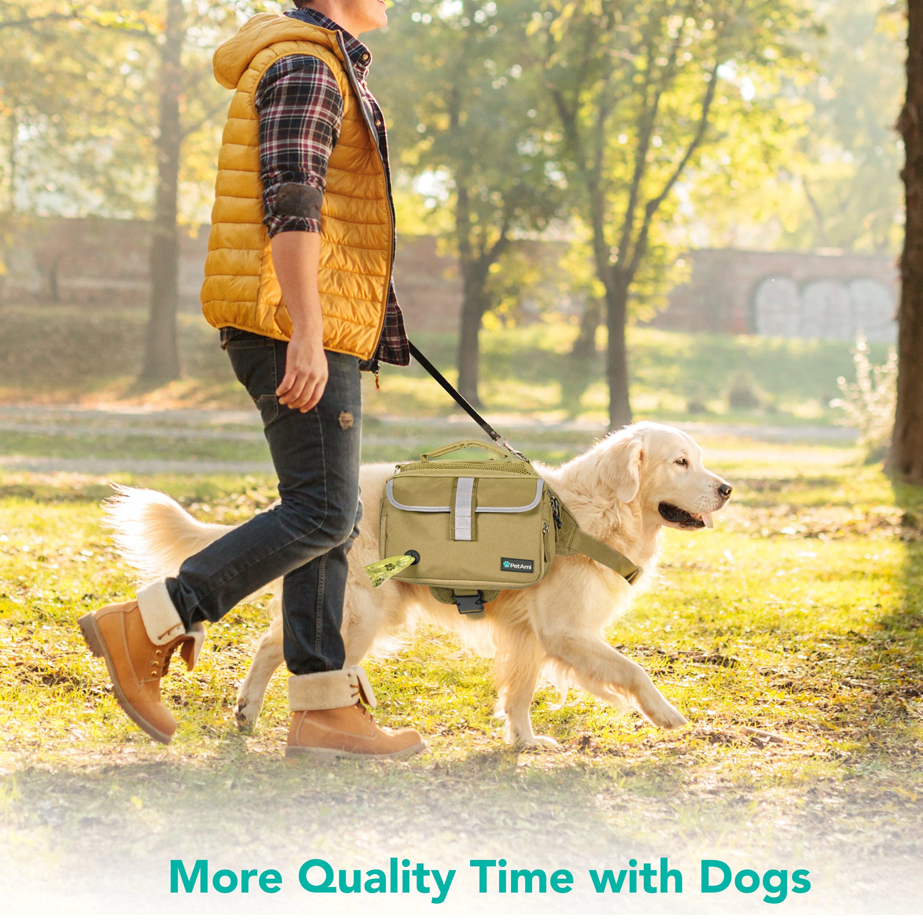 Dog Harness Backpack for Medium Large Dogs Hiking Pet Backpack Saddle Bag Pack Dog Harness Backpack for Medium Large Dogs Hiking Pet Backpack Saddle Bag Pack