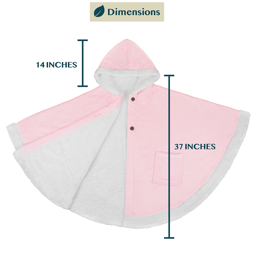 Manta portátil con capucha Angel Wrap para mujer acogedora poncho envolvente capucha tiro para adulto - Imagen 123 de 184