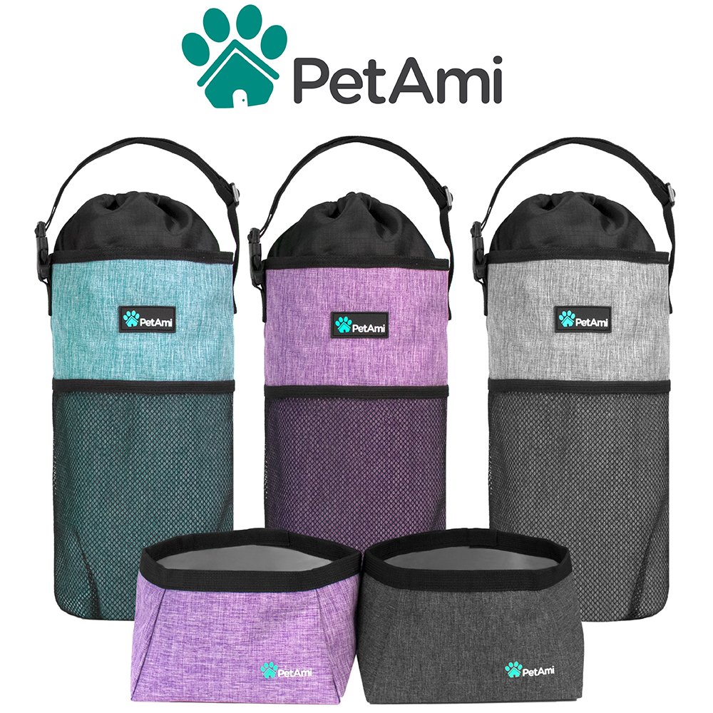 Waterproof Pet Dog Travel Bowl Collapsible Container for Food Water Dish Feeder