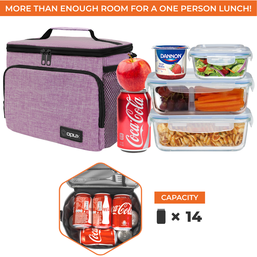 Insulated Lunch Bag Adult Lunch Box for Work School Men Women Kids Leakproof - Picture 27 of 35