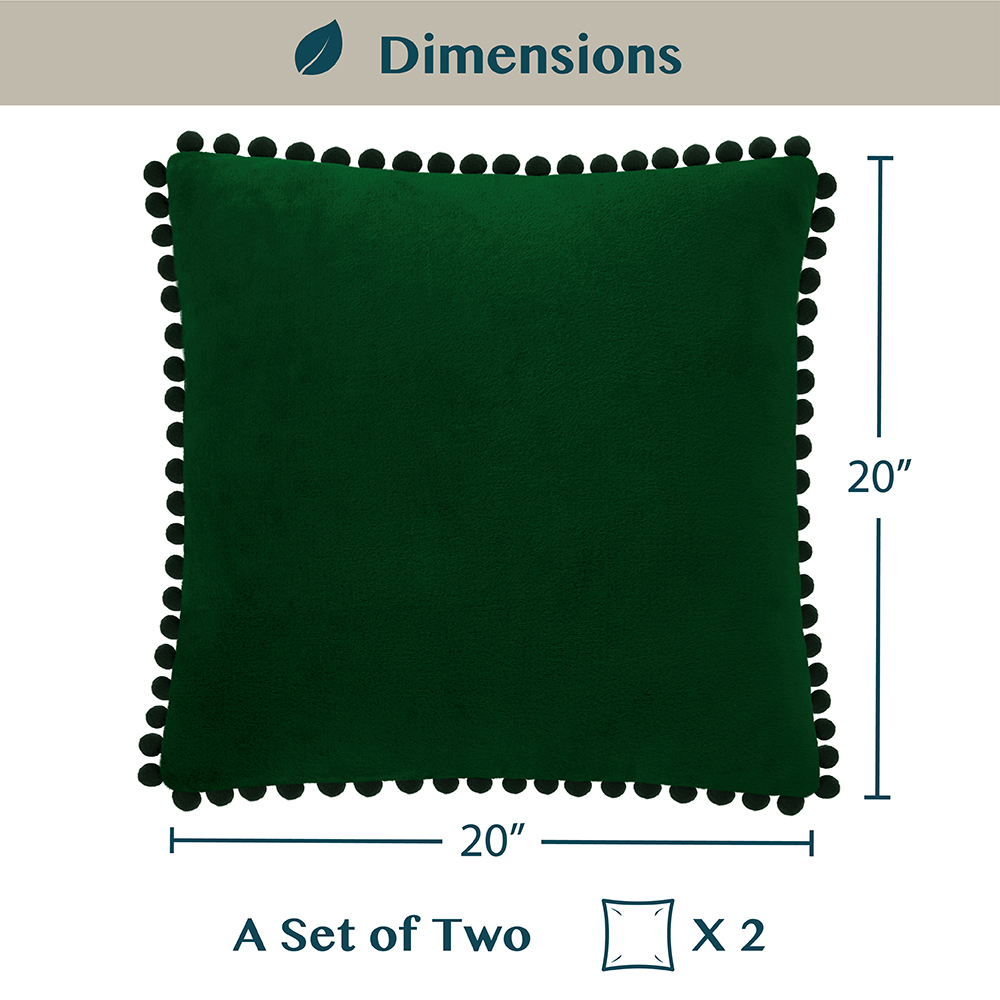 Juego de 2 fundas de almohada de terciopelo suave decoración de sofá - Imagen 64 de 122
