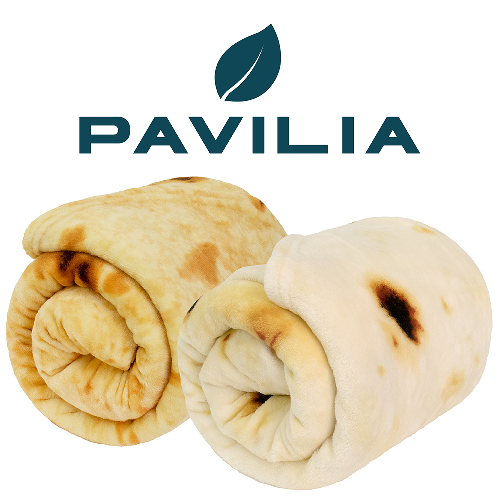 Tortilla Blanket Burrito Wrap Throw Food Blanket Funny Gag Adult Gift Taco Corn - Picture 23 of 25
