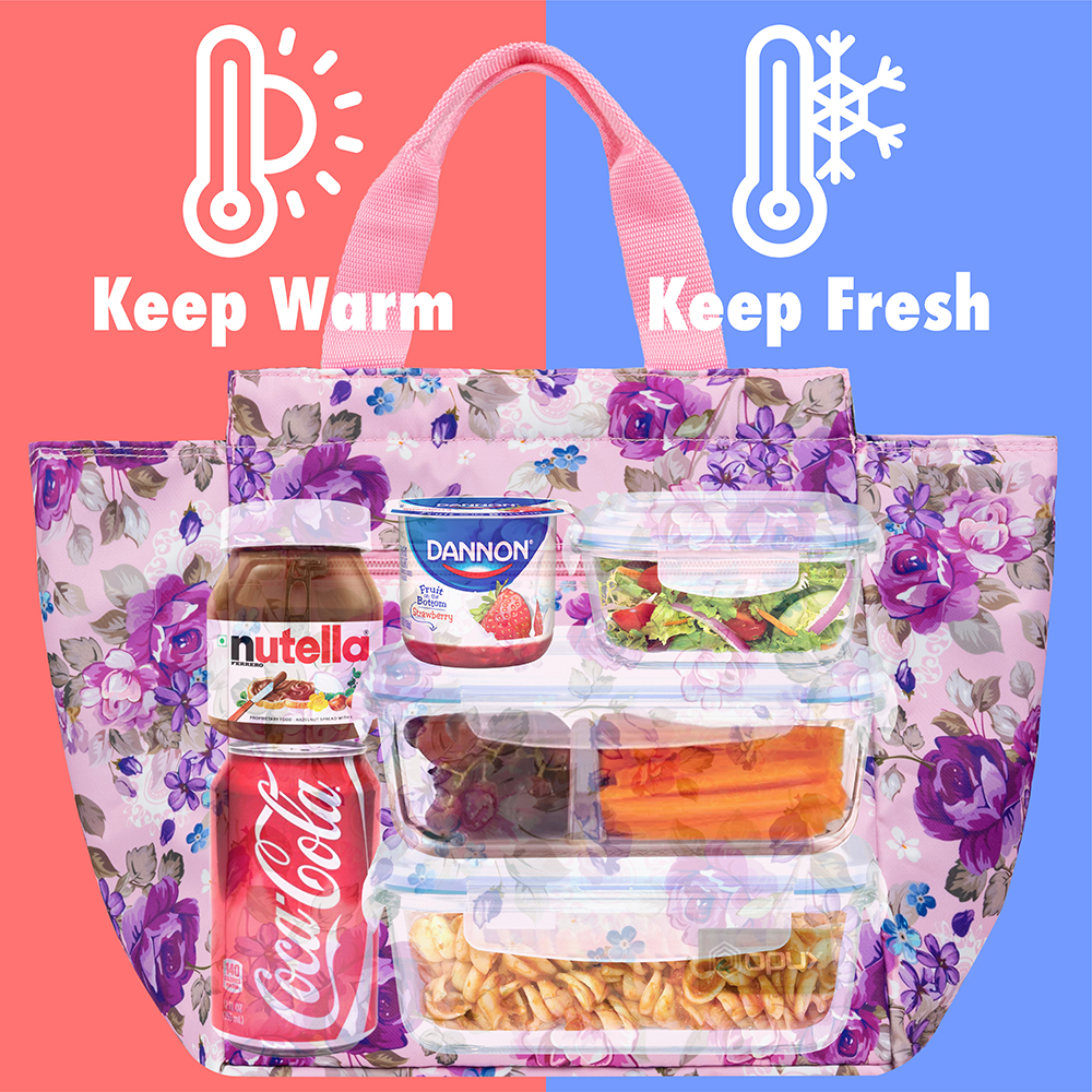 Insulated Lunch Bag Adult Lunch Box for Work School Men Women Kids Leakproof - Picture 31 of 57