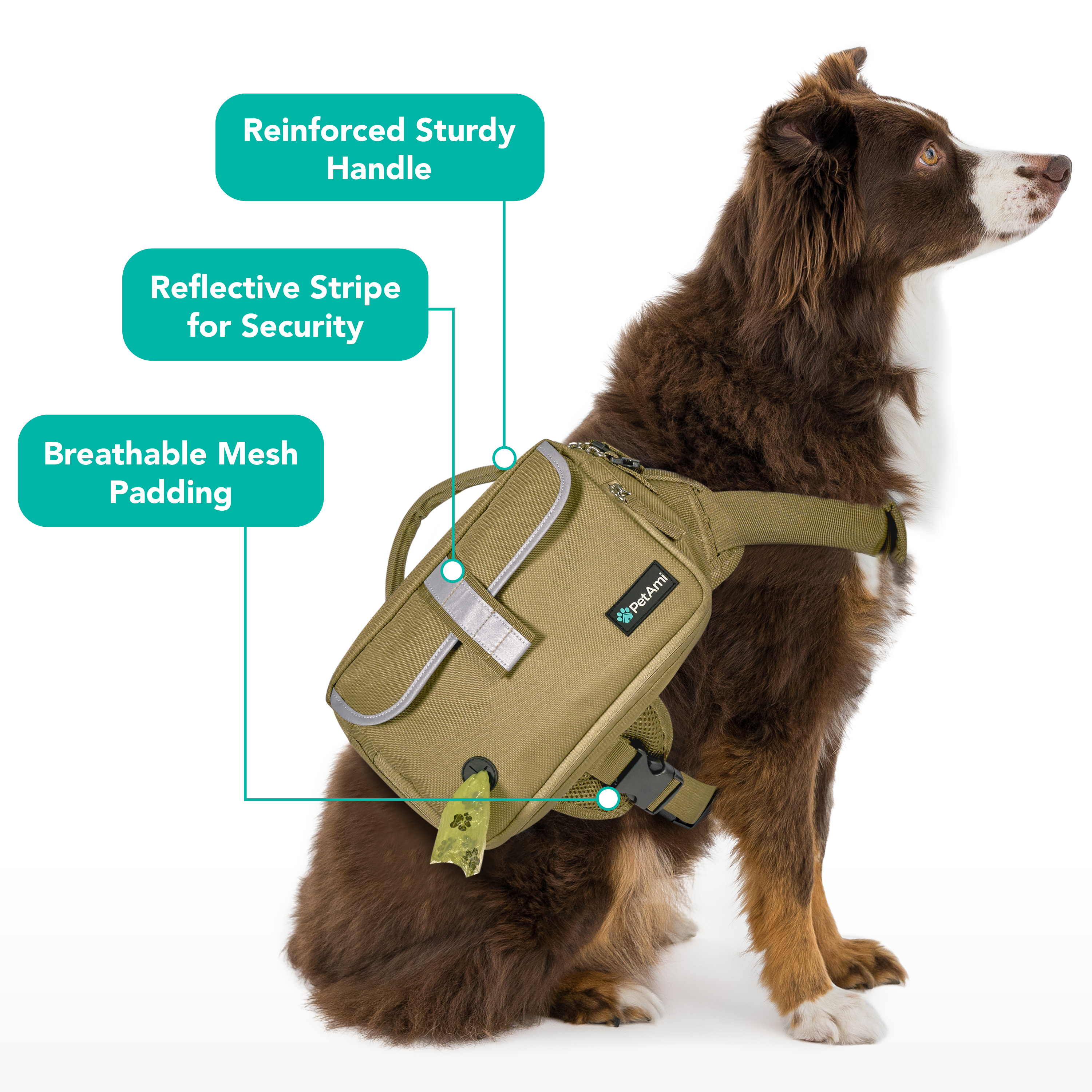 Dog Harness Backpack for Medium Large Dogs Hiking Pet Backpack Saddle Bag Pack Dog Harness Backpack for Medium Large Dogs Hiking Pet Backpack Saddle Bag Pack