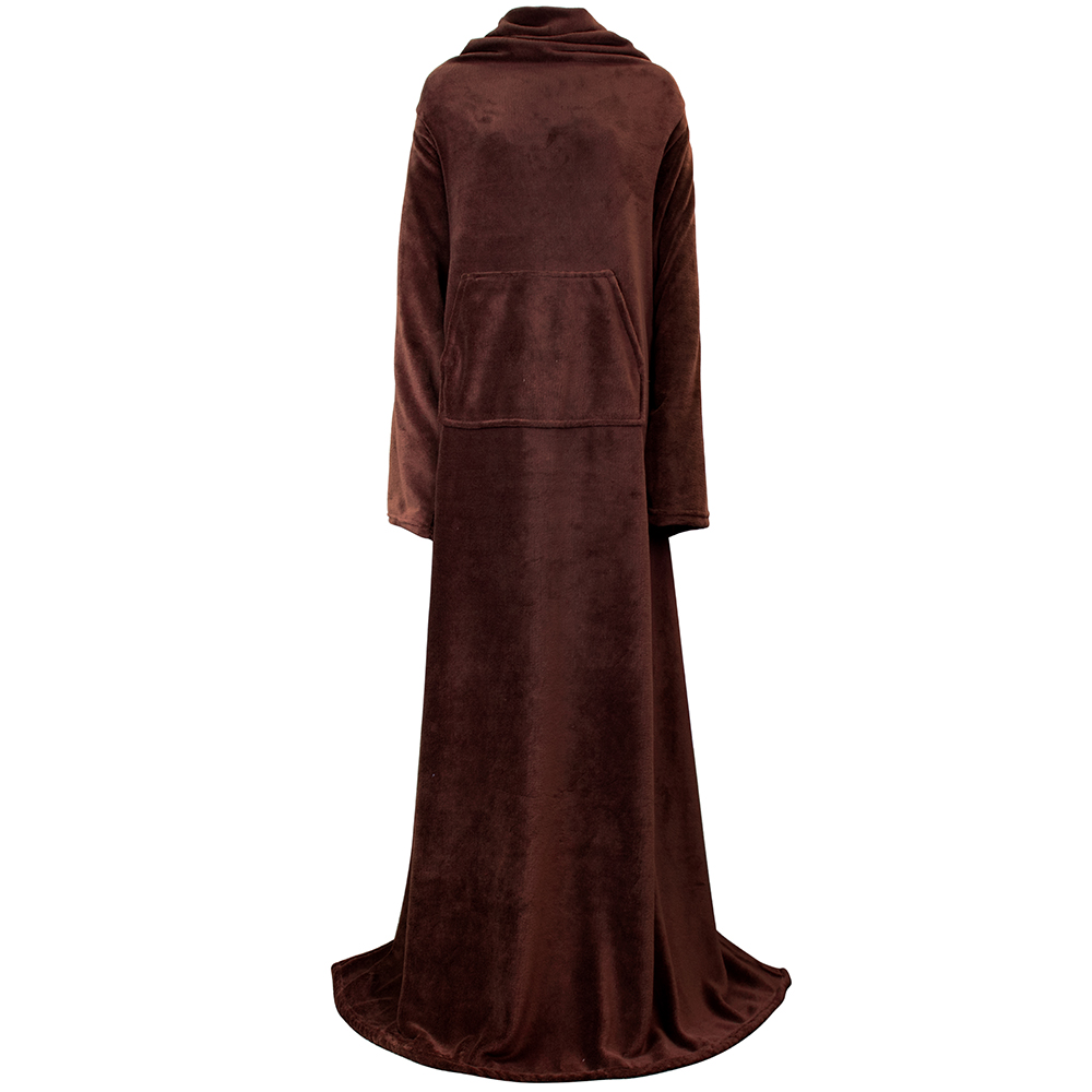 Fleece Wearable TV Blanket with Sleeves Front Pocket Robe Warn Soft Blanket Gift - Picture 14 of 168