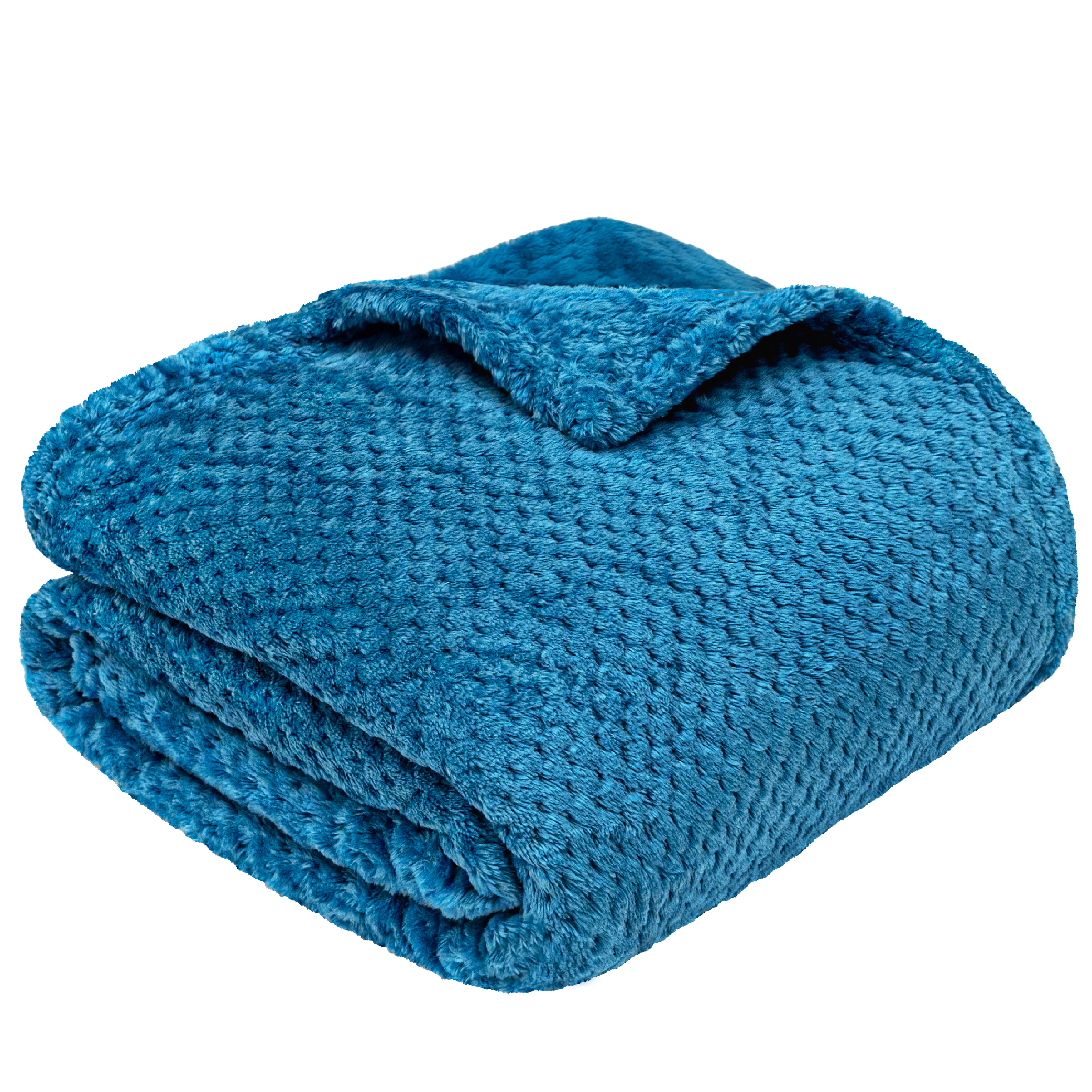 Throw Blanket for Sofa Couch Bed Lightweight Microfiber Polyester Waffle Pattern - Picture 173 of 190