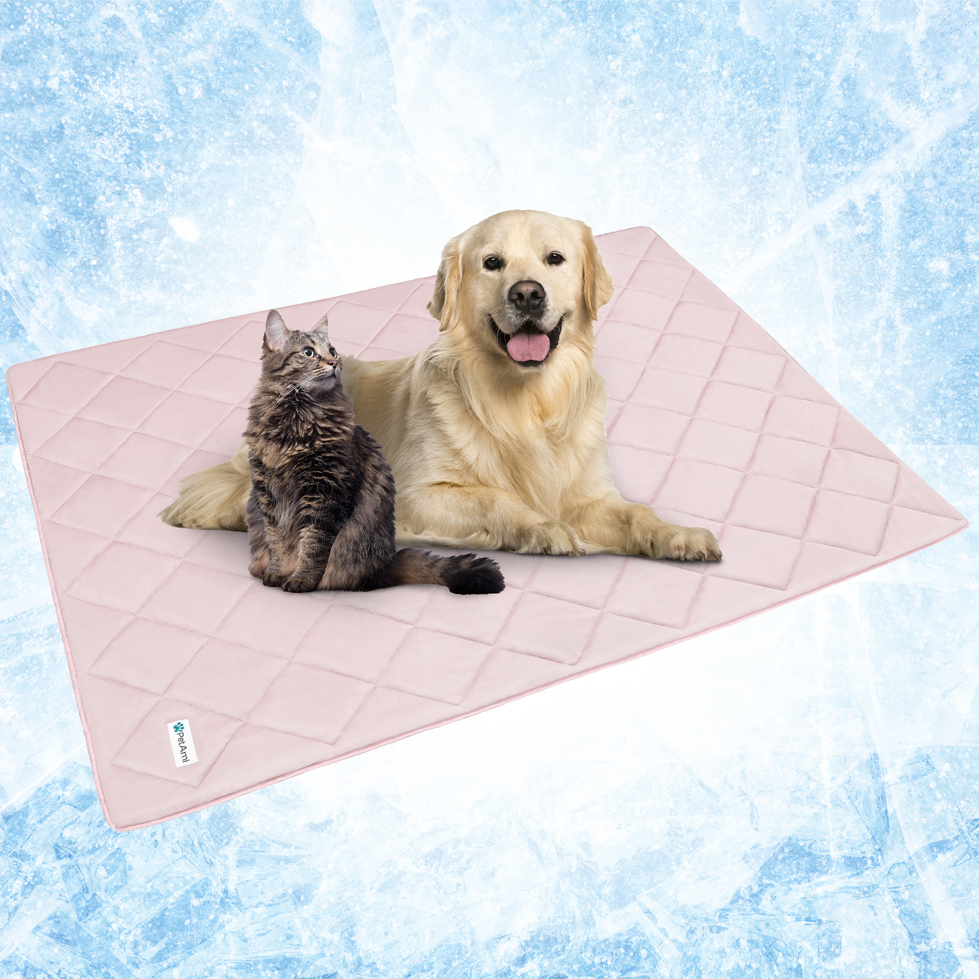 Pet Cooling Blanket Cool Nylon Pad Light Dog Cat Puppy For Summer Sleeping Bed - Picture 60 of 71