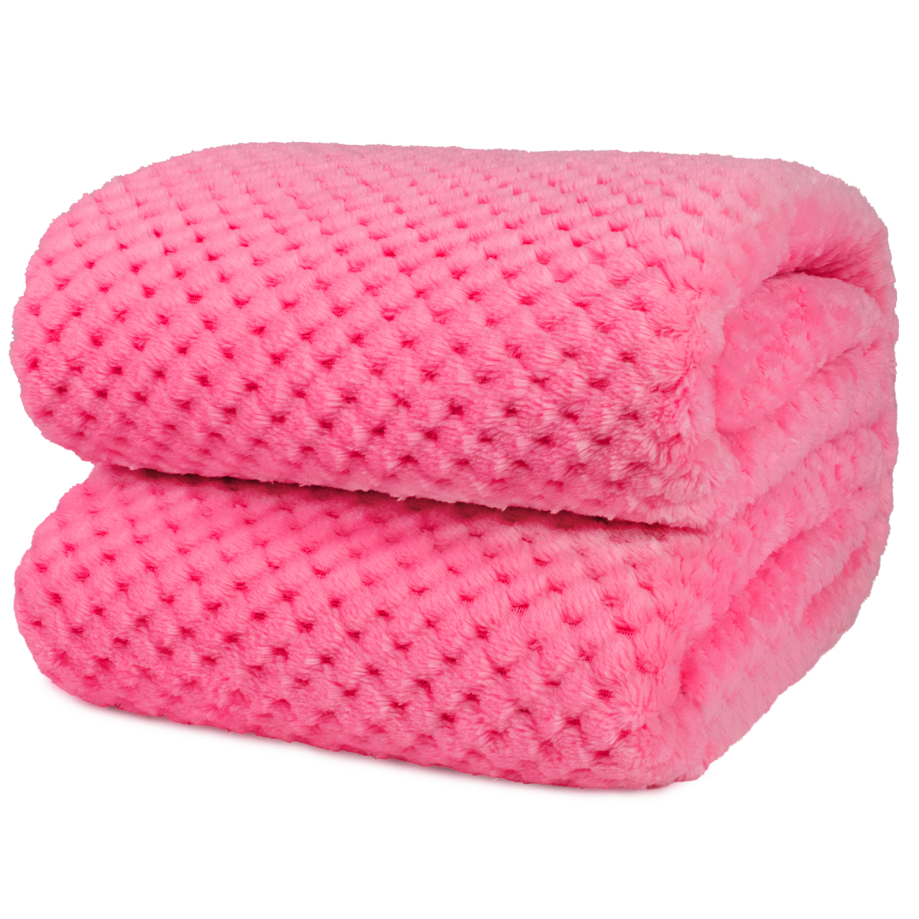 Throw Blanket for Sofa Couch Bed Lightweight Microfiber Polyester Waffle Pattern - Picture 70 of 190