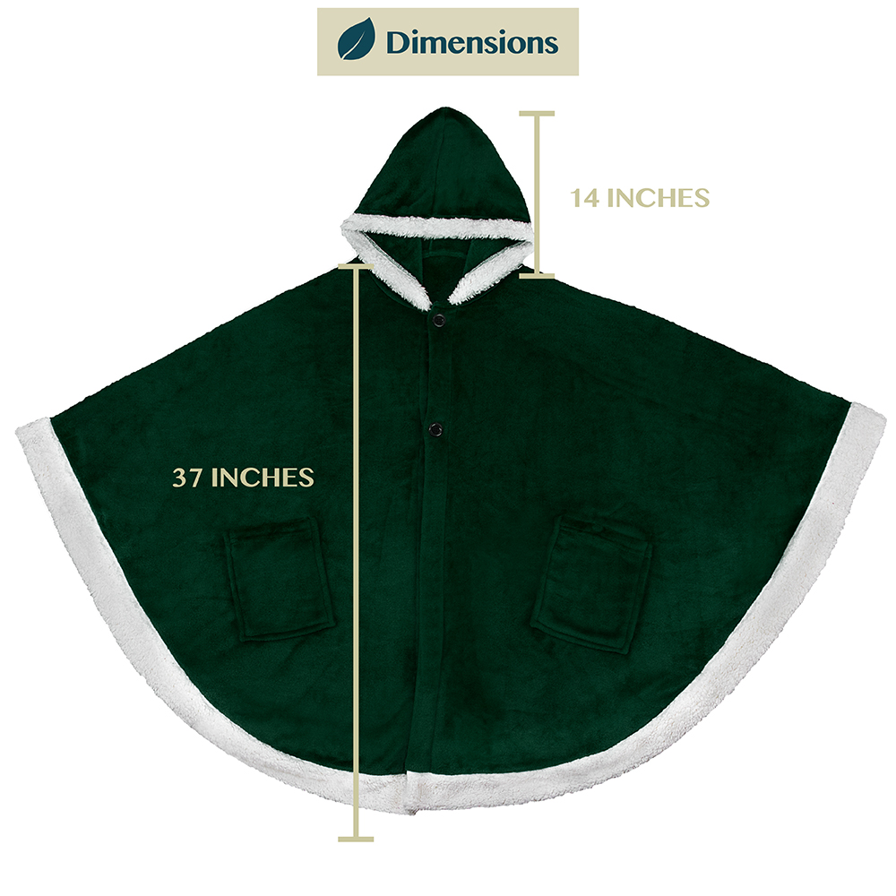 Manta portátil con capucha Angel Wrap para mujer acogedora poncho envolvente capucha tiro para adulto - Imagen 83 de 184