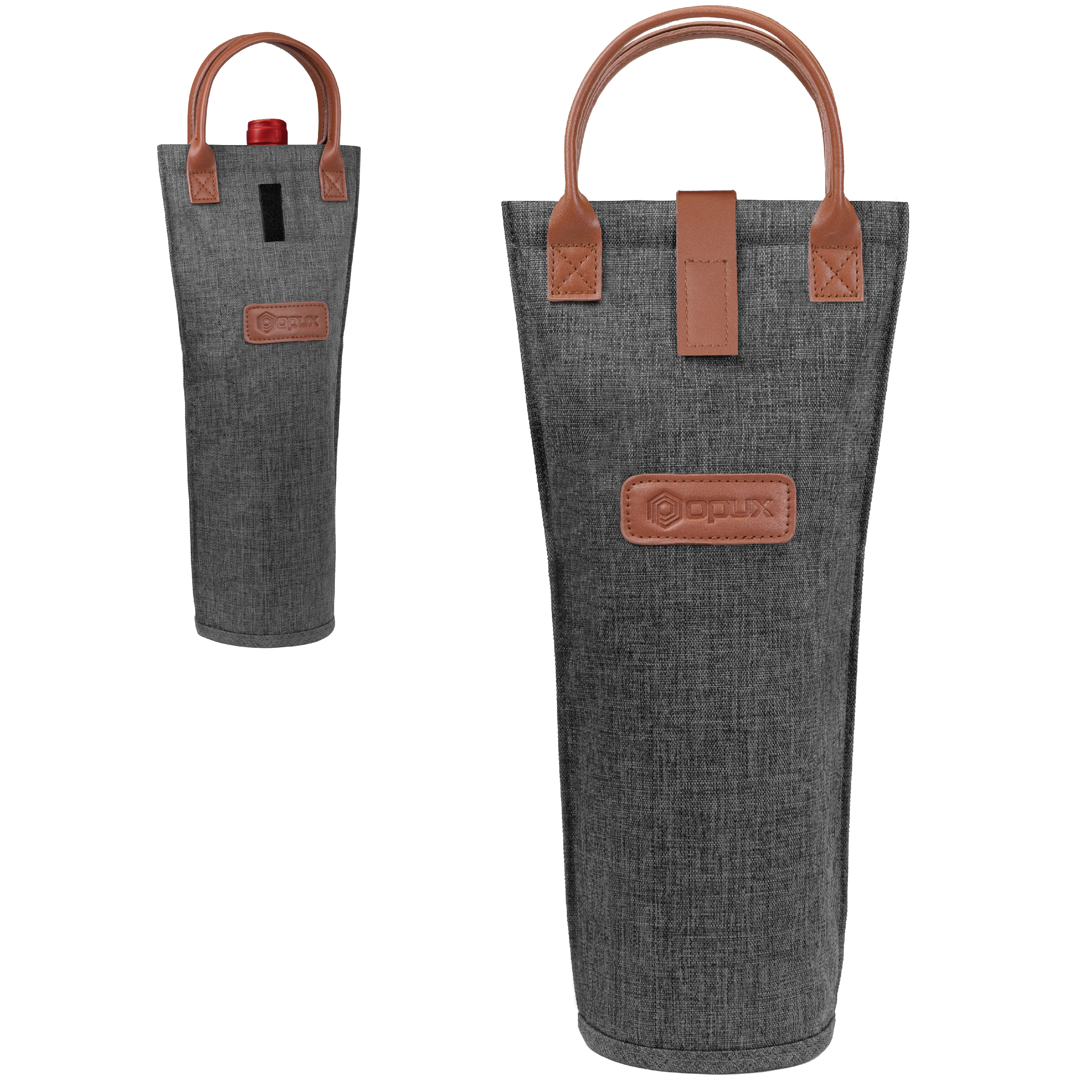 Wine Carrier Bag Insulated Single Bottle Cooler Protection Carrying Tote Travel