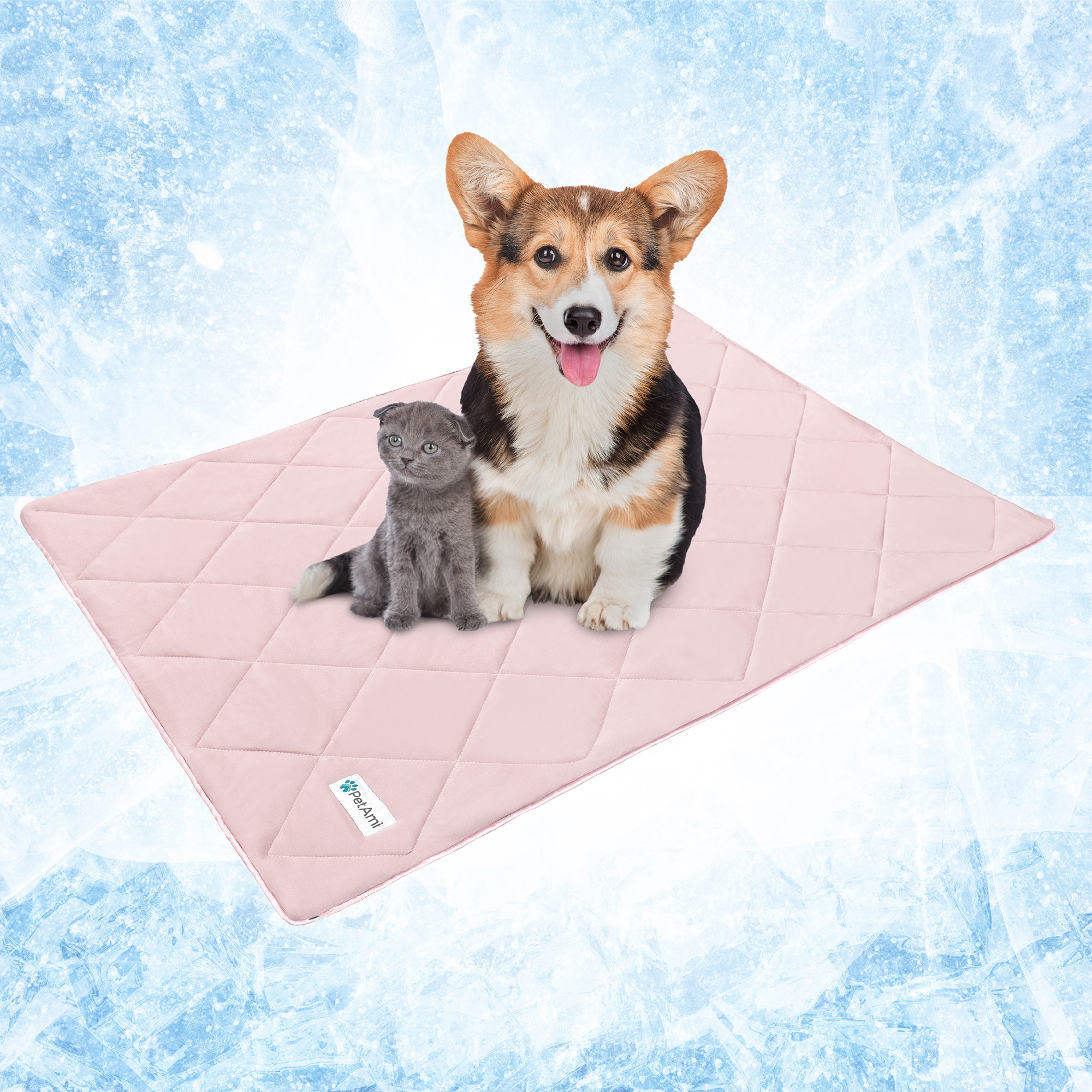 Pet Cooling Blanket Cool Nylon Pad Light Dog Cat Puppy For Summer Sleeping Bed - Picture 69 of 71