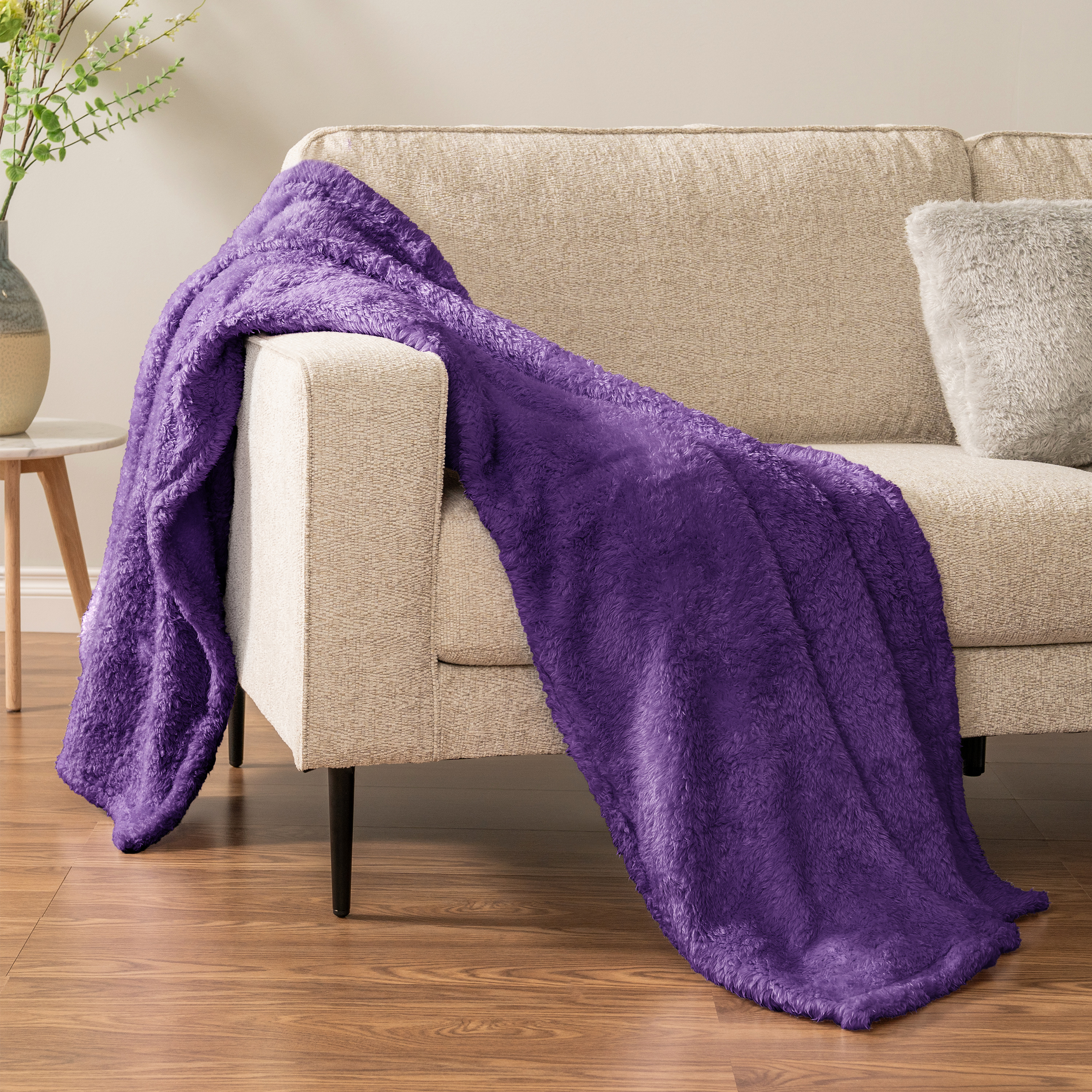 Super Soft Blanket Lightweight Sherpa Fleece Warm Fluffy Throws Couch Sofa Bed - Picture 148 of 169