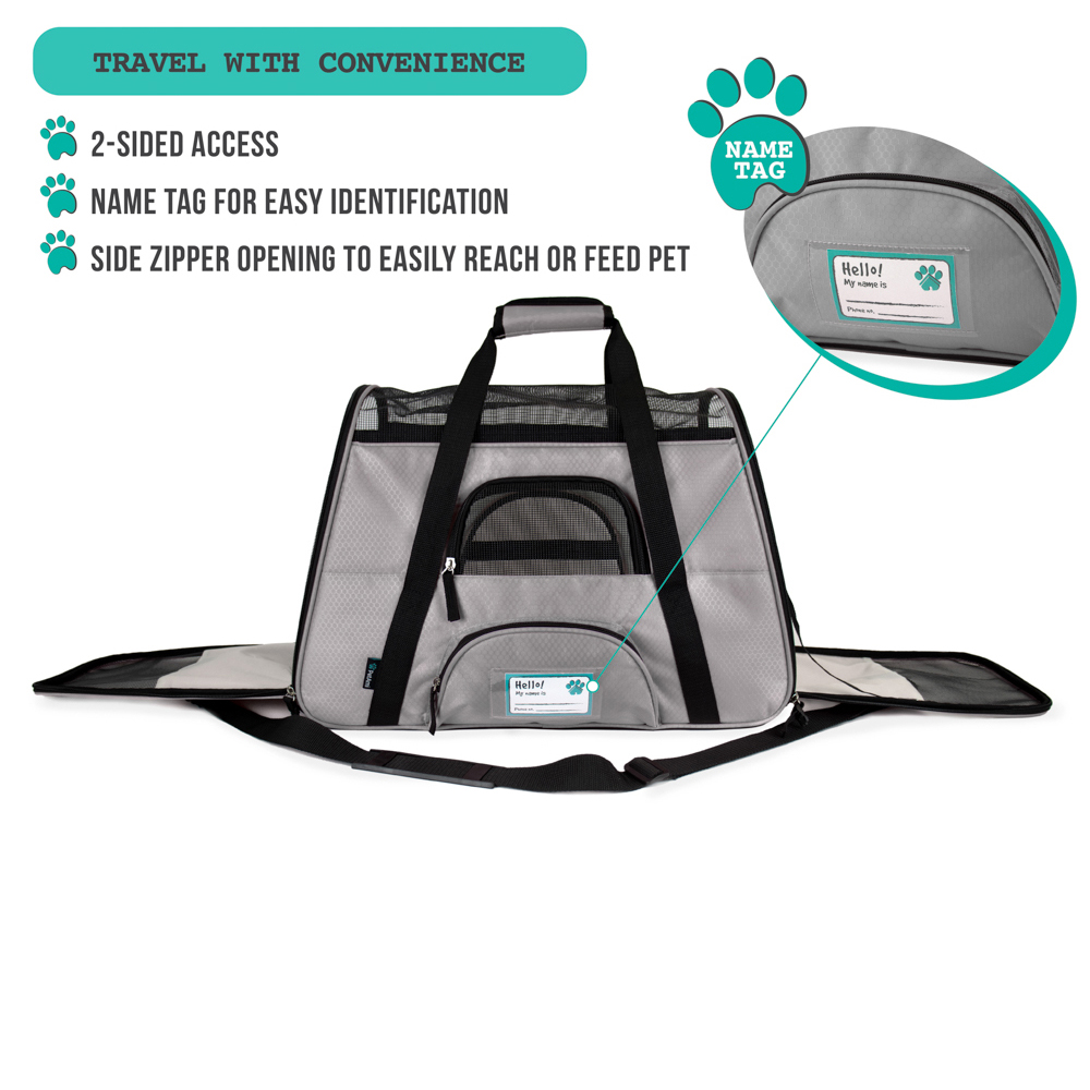 Pet Dog Cat Carrier Bag Soft Sided Comfort Travel Tote Case Airline Approved US - Picture 73 of 215