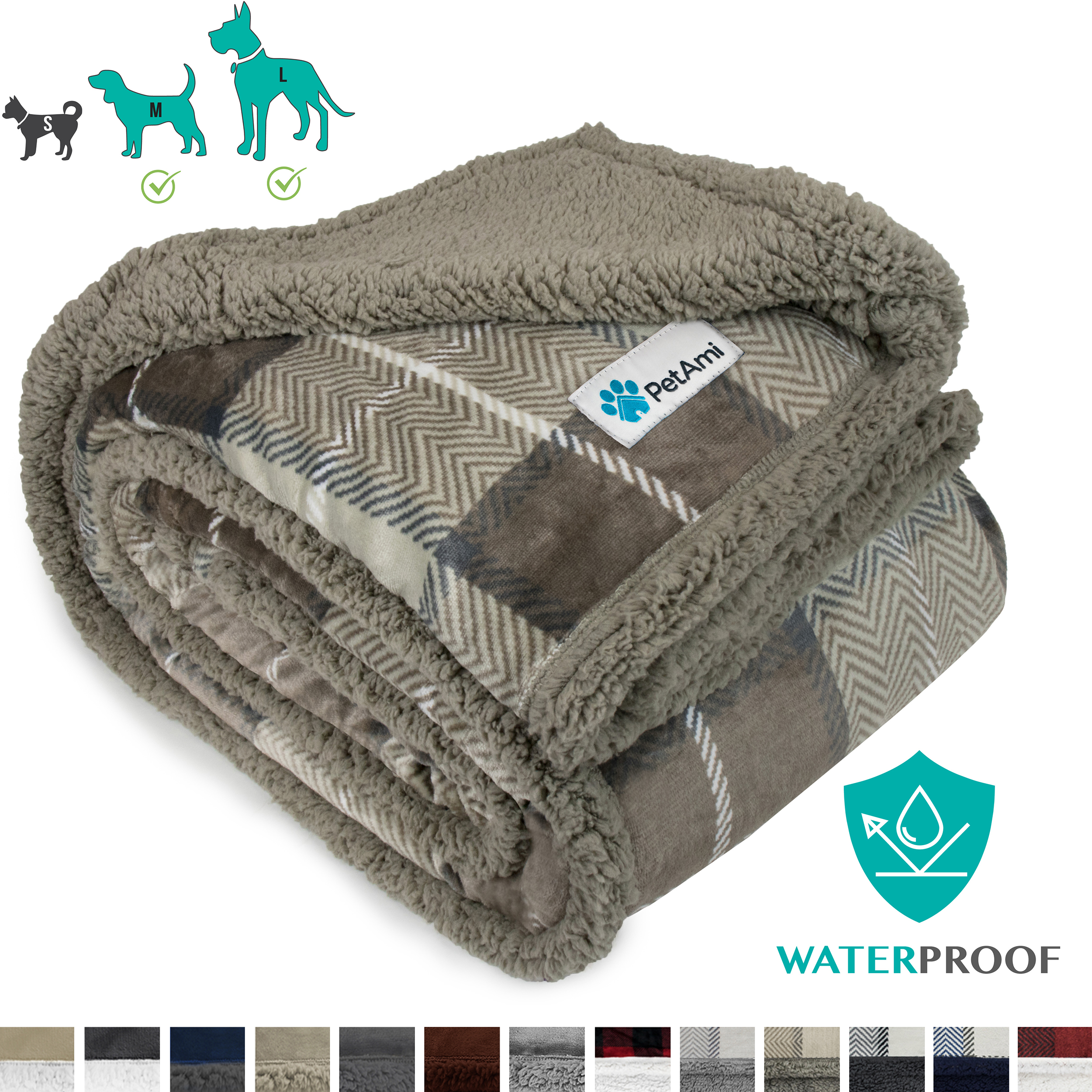 IMPERMEABLE Manta Perro Mascota Tiro para Sofá Proteger Muebles S M L Perro Gato Cachorro - Imagen 116 de 180