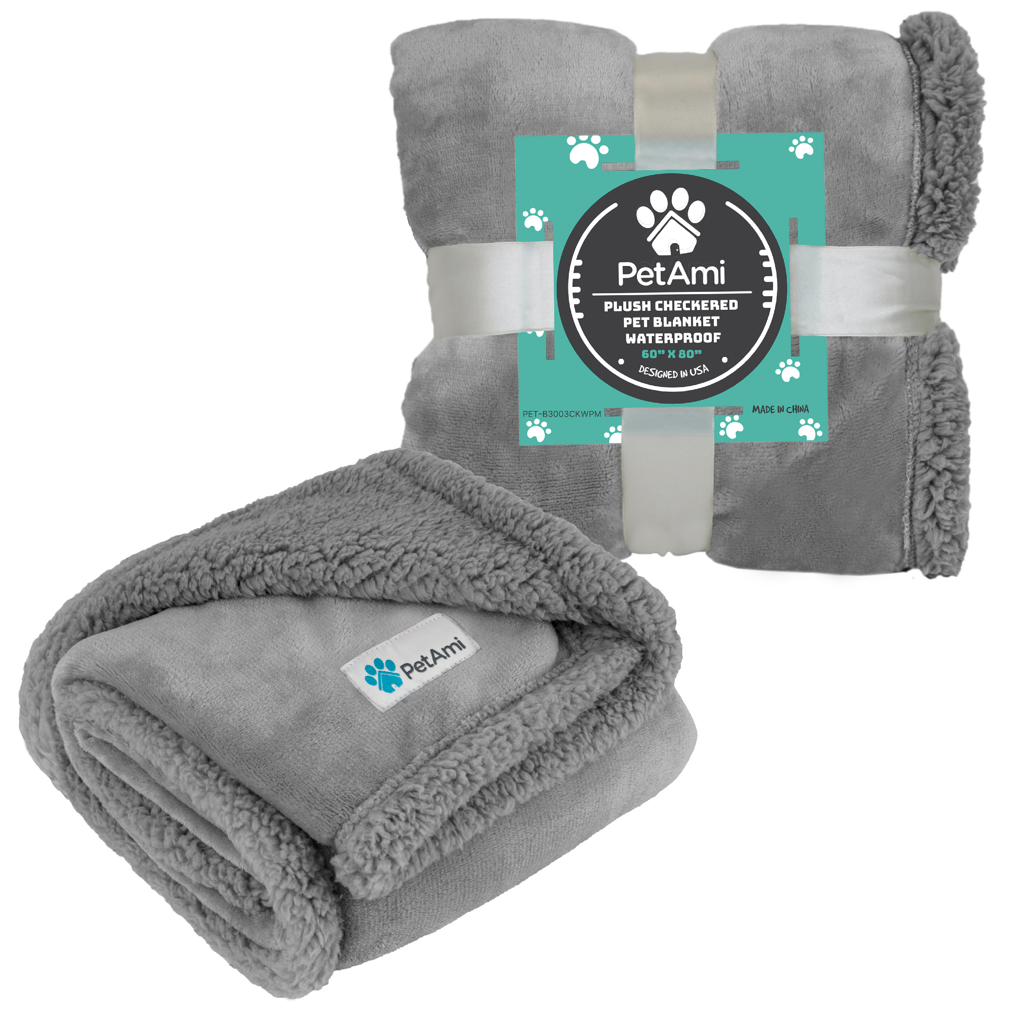 WASSERDICHTE Hundedecke für Haustierbett Couch Möbel Welpe Katze Sherpa Fleece weich - Bild 70 von 146
