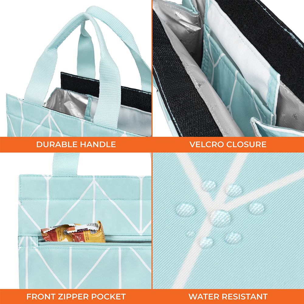 Insulated Lunch Bag Adult Lunch Box for Work School Men Women Kids Leakproof - Picture 19 of 57