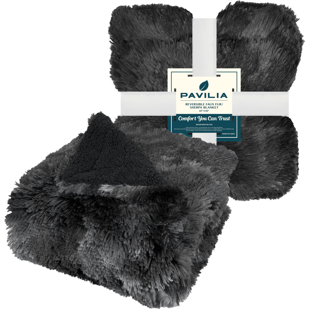 Luxurious Faux Fur Blanket Soft Warm Fluffy Sherpa Sofa Throw Shaggy Soft Plush - Picture 46 of 100