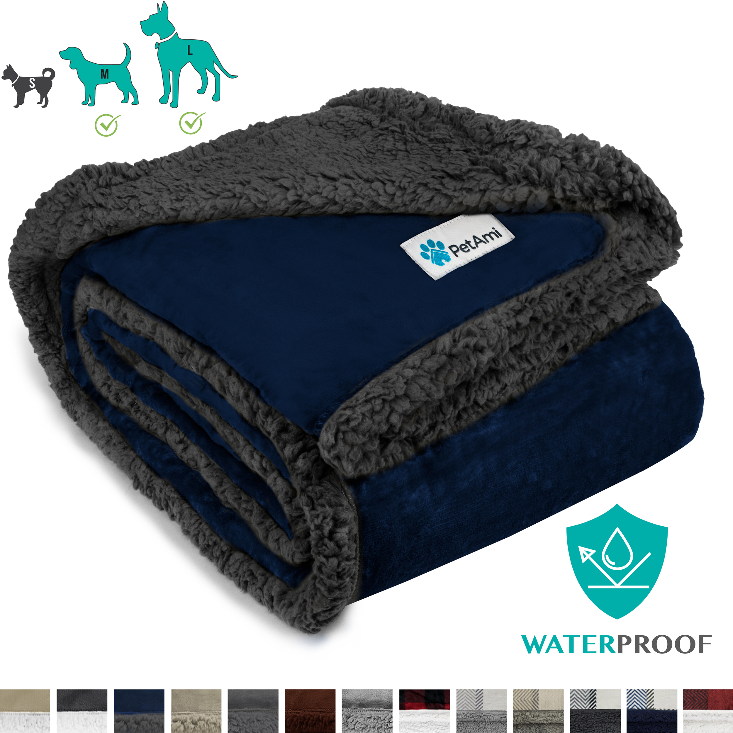 IMPERMEABLE Manta Perro Mascota Tiro para Sofá Proteger Muebles S M L Perro Gato Cachorro - Imagen 14 de 180